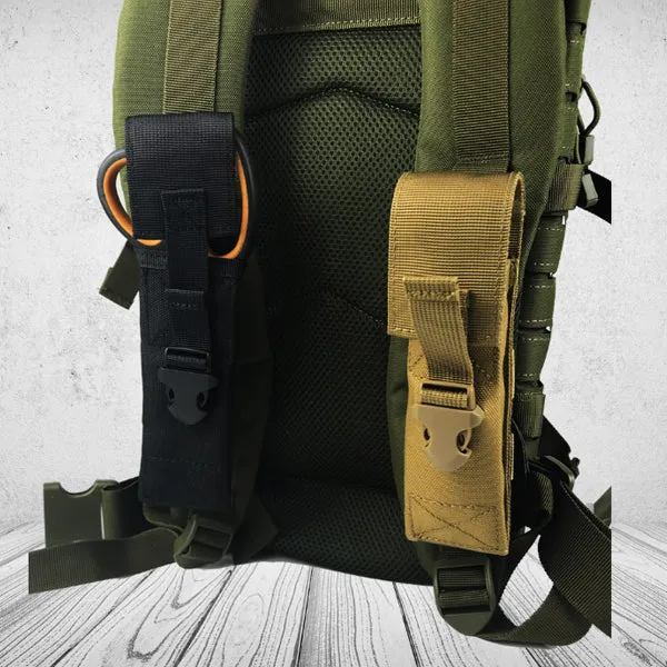 1000D Nylon Flashlight Tactical Bag Multi Functional Molle Pouch Camping Hunting Waterproof Toolkit