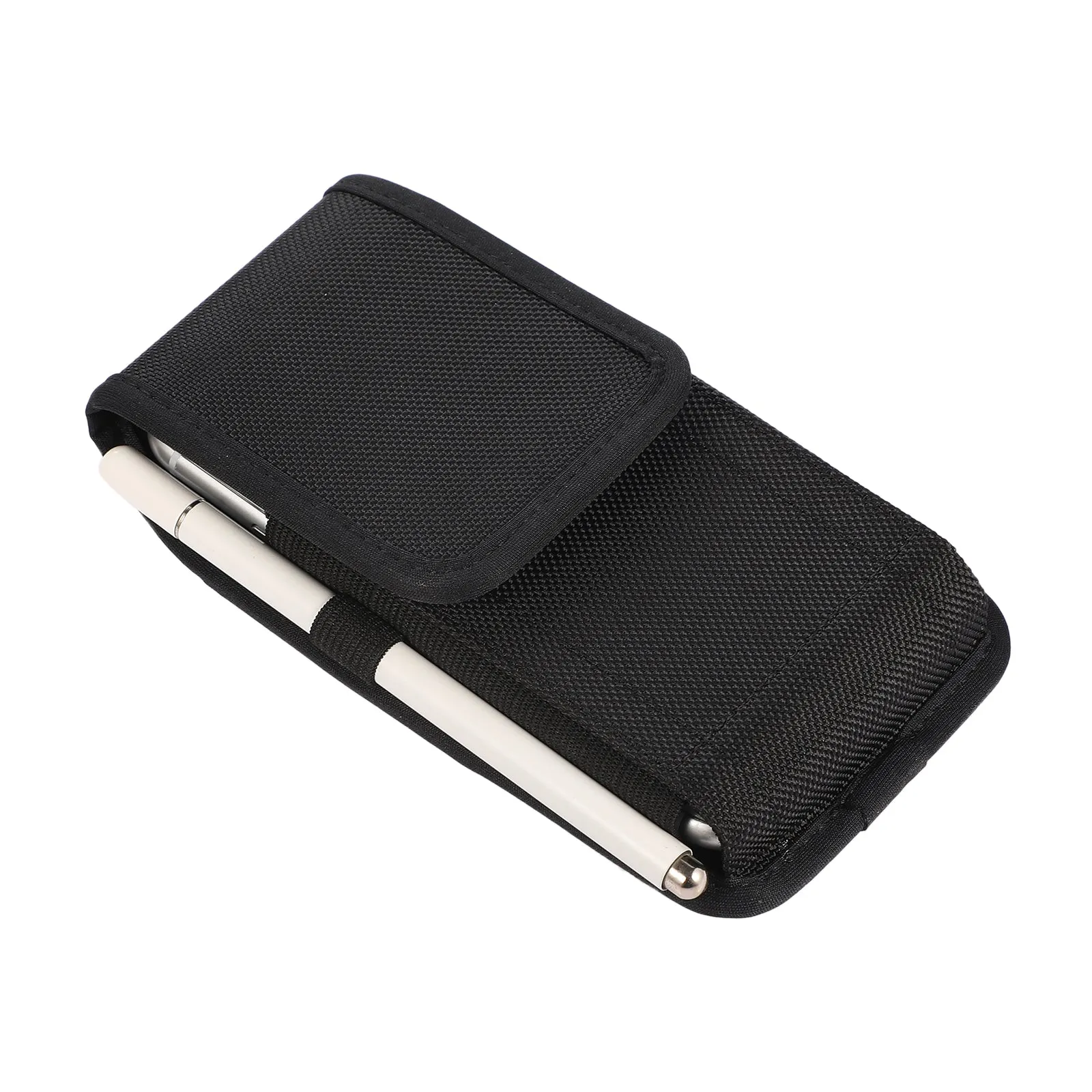 (17*9*2.2cm) Nylon Belt Case Nylon Card Bag Universal Waist Wallet Pouch with Strap and Hook