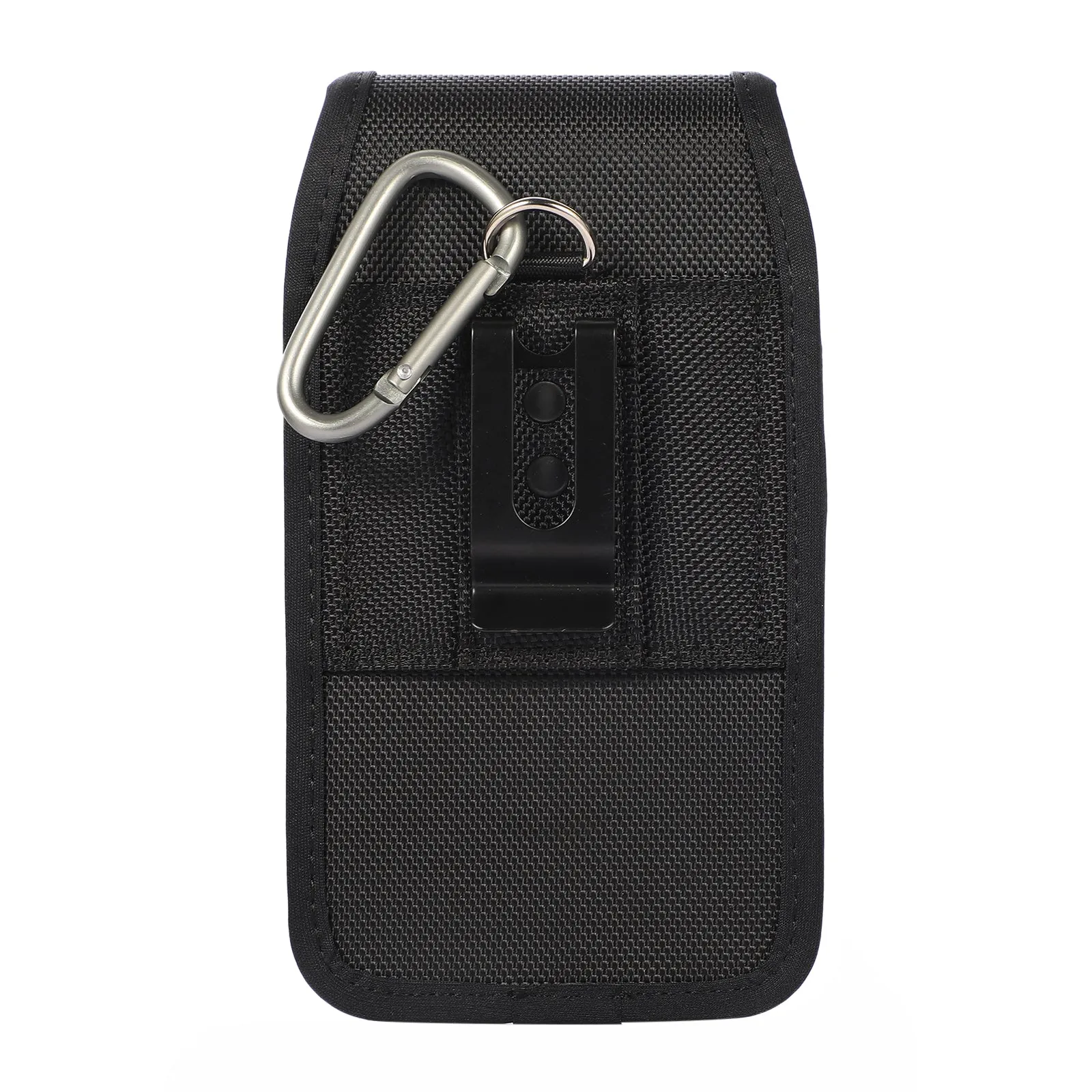 (17*9*2.2cm) Nylon Belt Case Nylon Card Bag Universal Waist Wallet Pouch with Strap and Hook