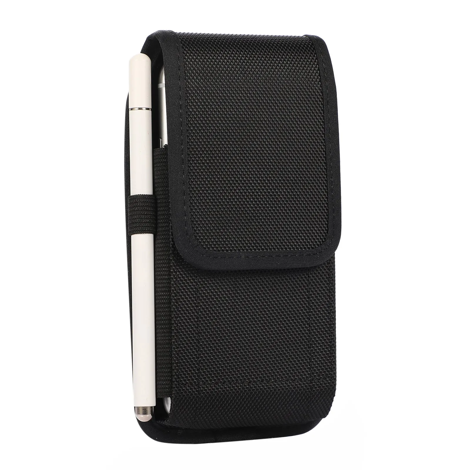 (17*9*2.2cm) Nylon Belt Case Nylon Card Bag Universal Waist Wallet Pouch with Strap and Hook