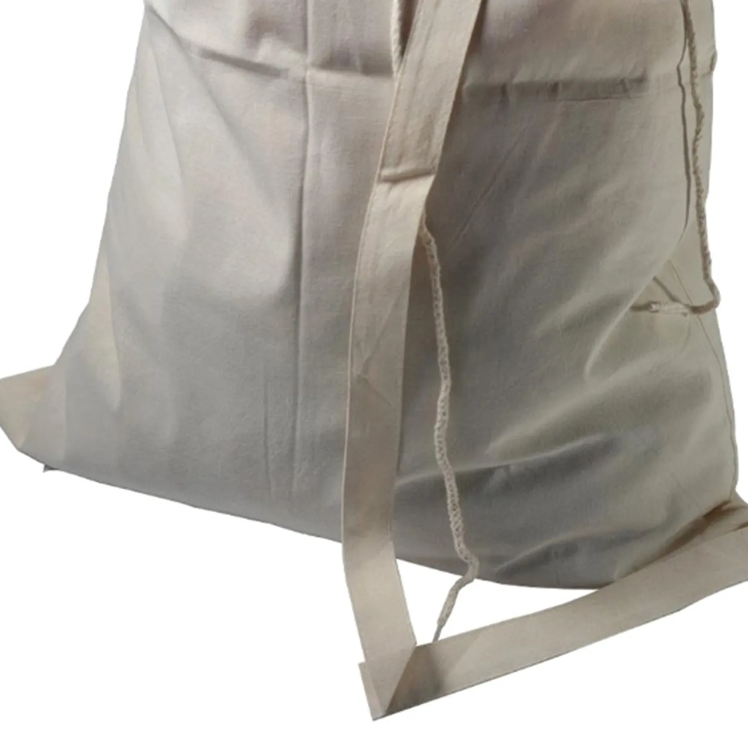 96 ct Premium Cotton Laundry Bags W/Shoulder Strap (Small-Medium-Large) - By Case