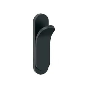 Amerock HBX37012MB | Unison Single Prong Decorative Wall Hook | Matte Black Hook for Coats, Hats, Backpacks, Bags | Hooks for Bathroom, Bedroom, Closet, Entryway, Laundry Room, Office