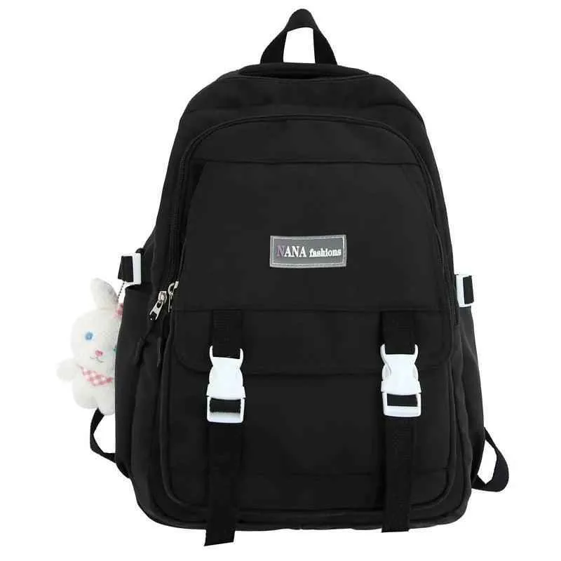 B3104 Cool Backpack - Multi-Pocket School Bags For Teenage Girls