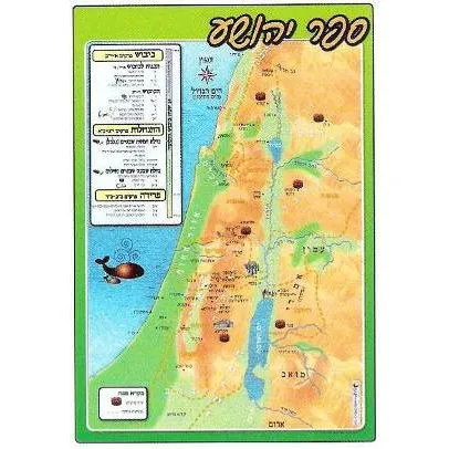 Biblical Map: The Book of Yehoshua - Great for Classrooms