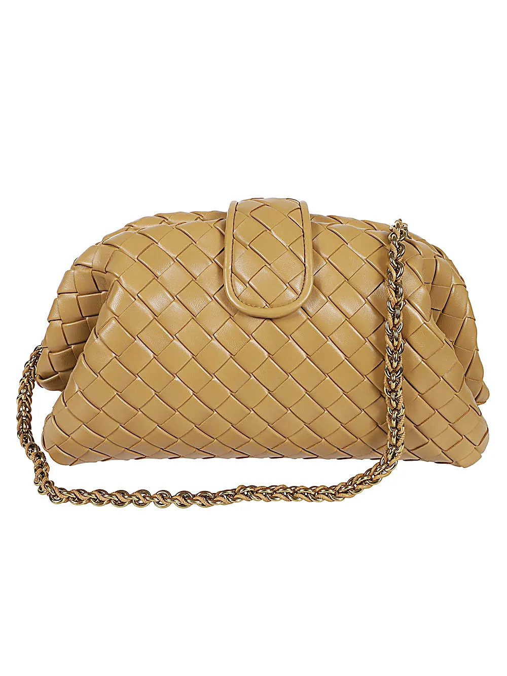 Bottega Veneta Women Teen Lauren 1980 Leather Clutch