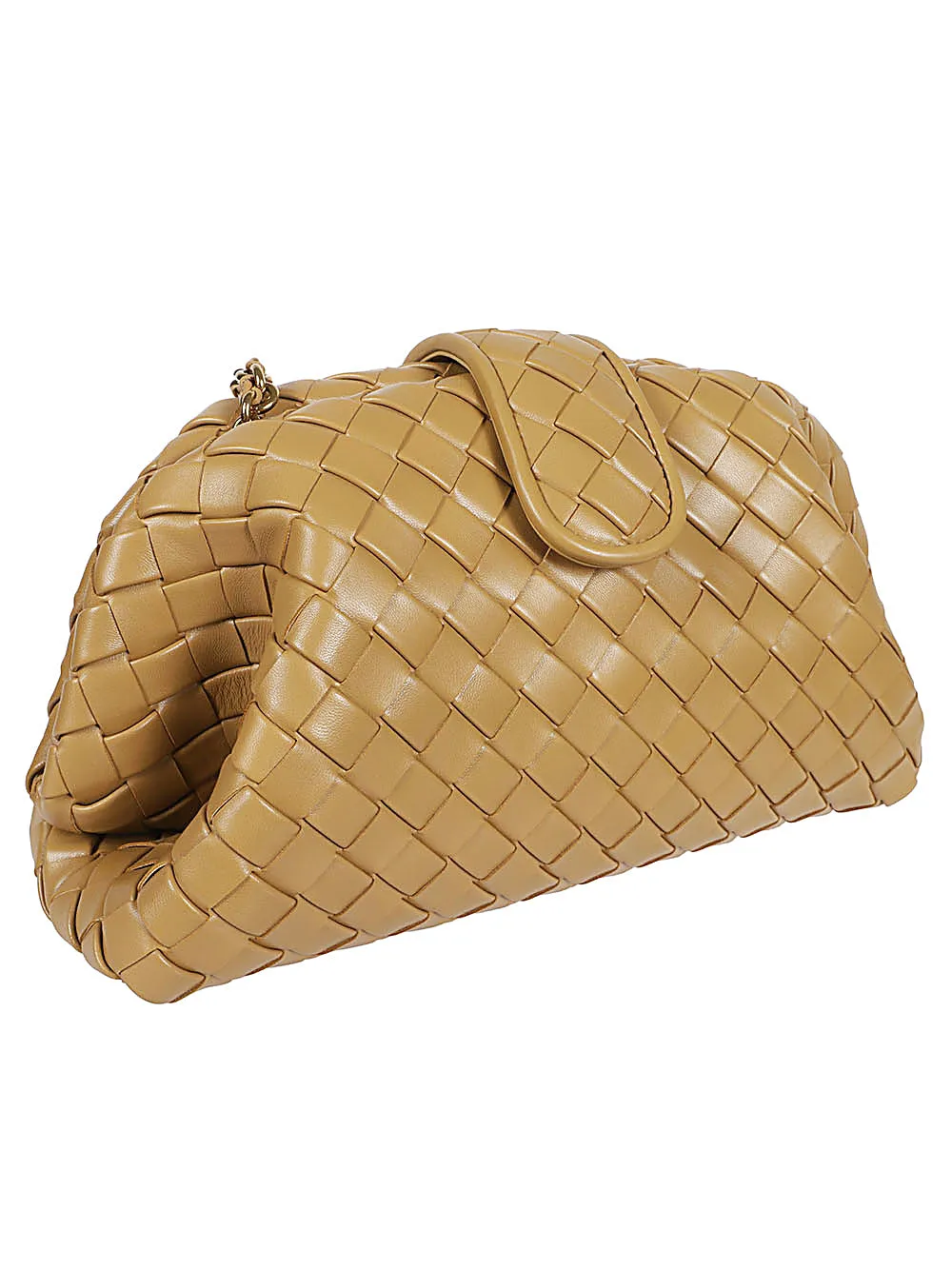 Bottega Veneta Women Teen Lauren 1980 Leather Clutch