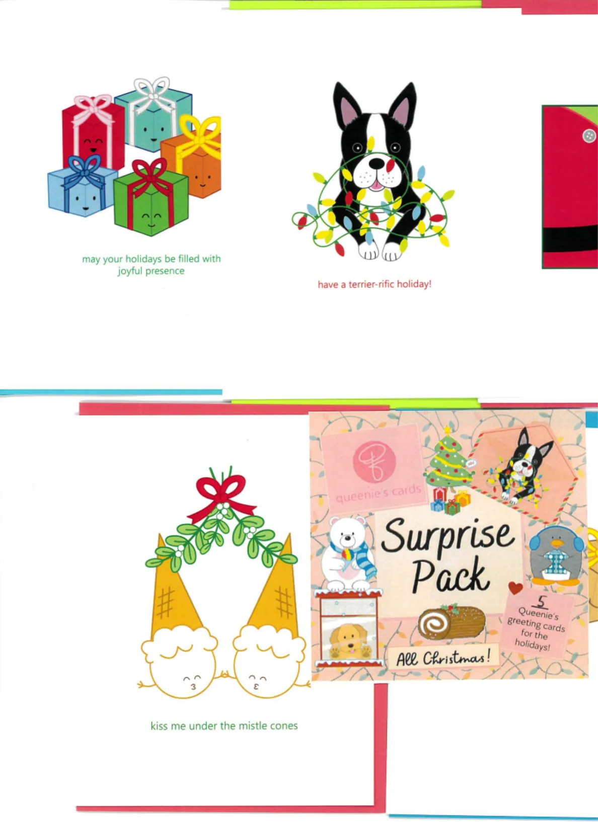 Boxed Greeting Cards: QUEENIE SURPRISE PACK