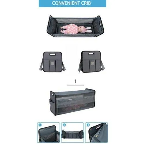 Briefcase Baby Diaper Changing Bed Shoulder Bag