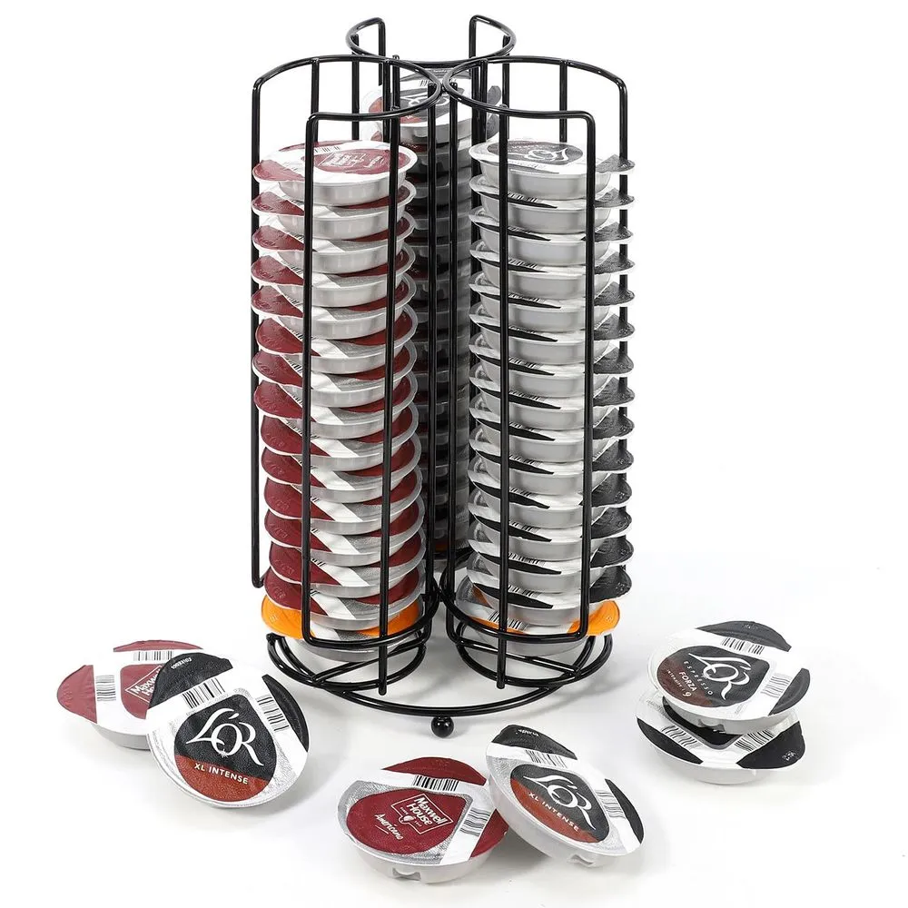 Coffee Pod Holder - 48 Capacity Stand with Elegant Design