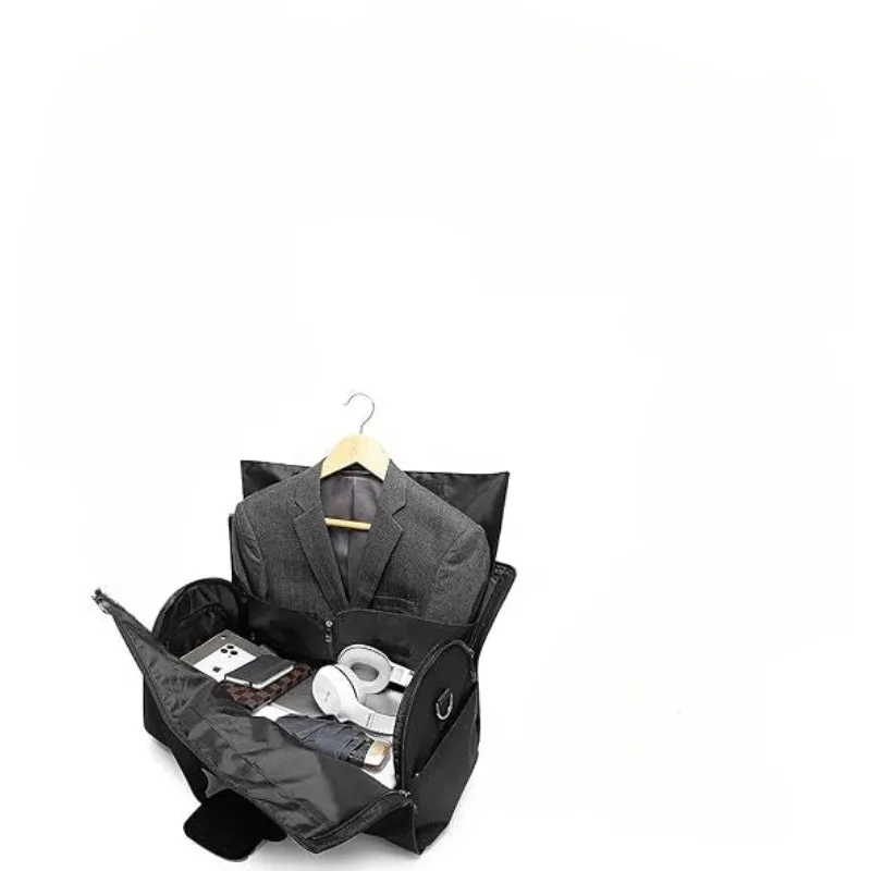 Convertible Garment Duffel Bag For Business Travel