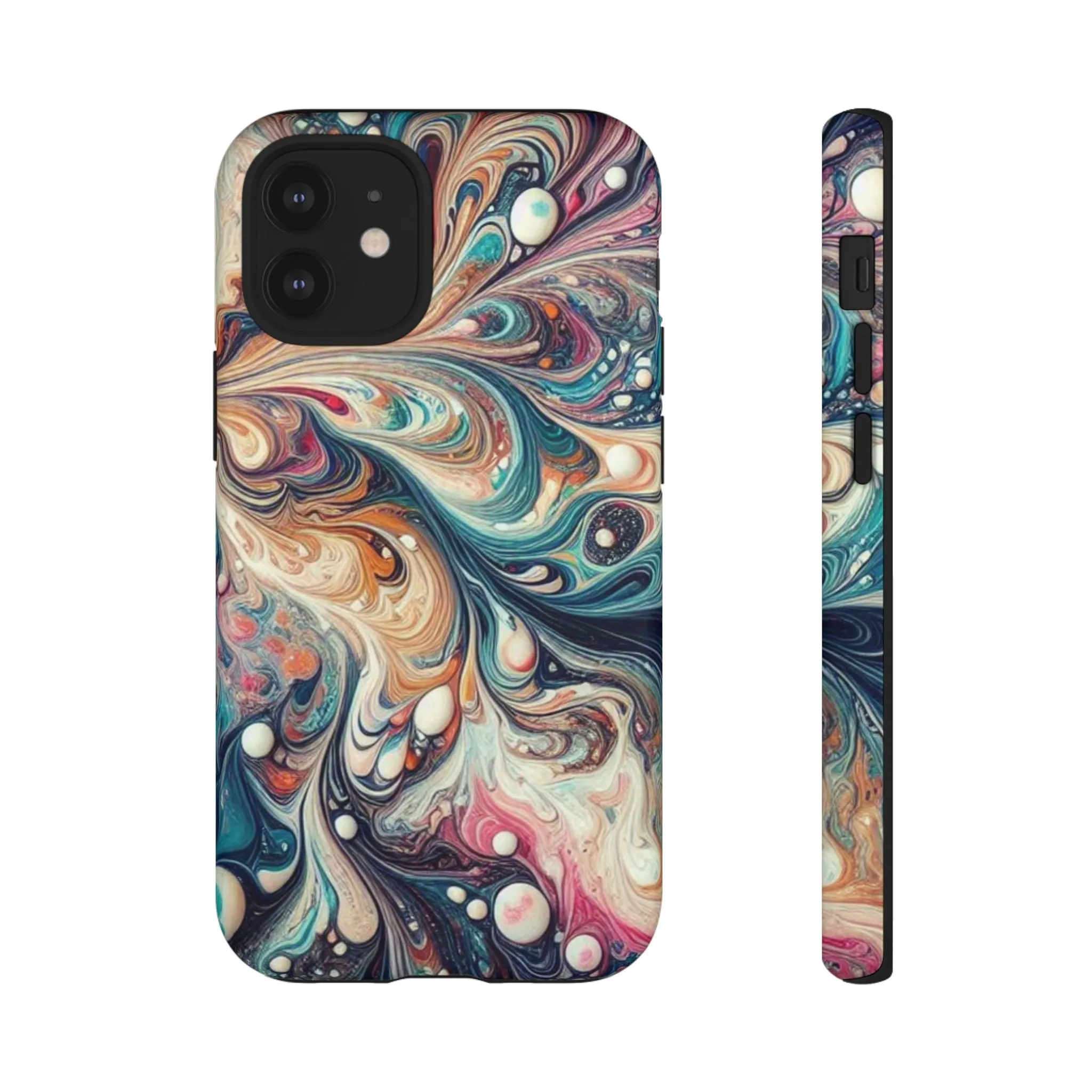 Creative marbling art Tough Cases