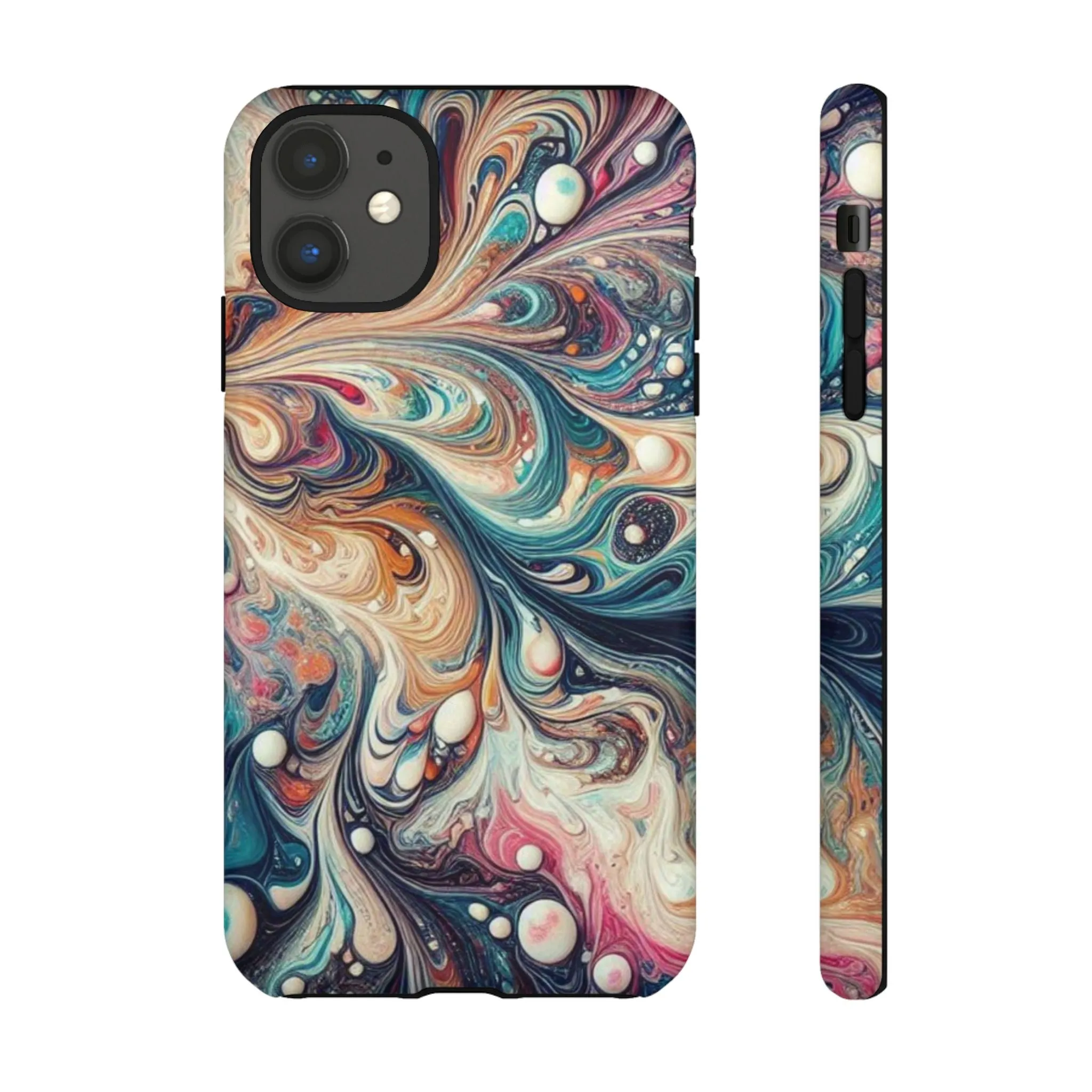 Creative marbling art Tough Cases