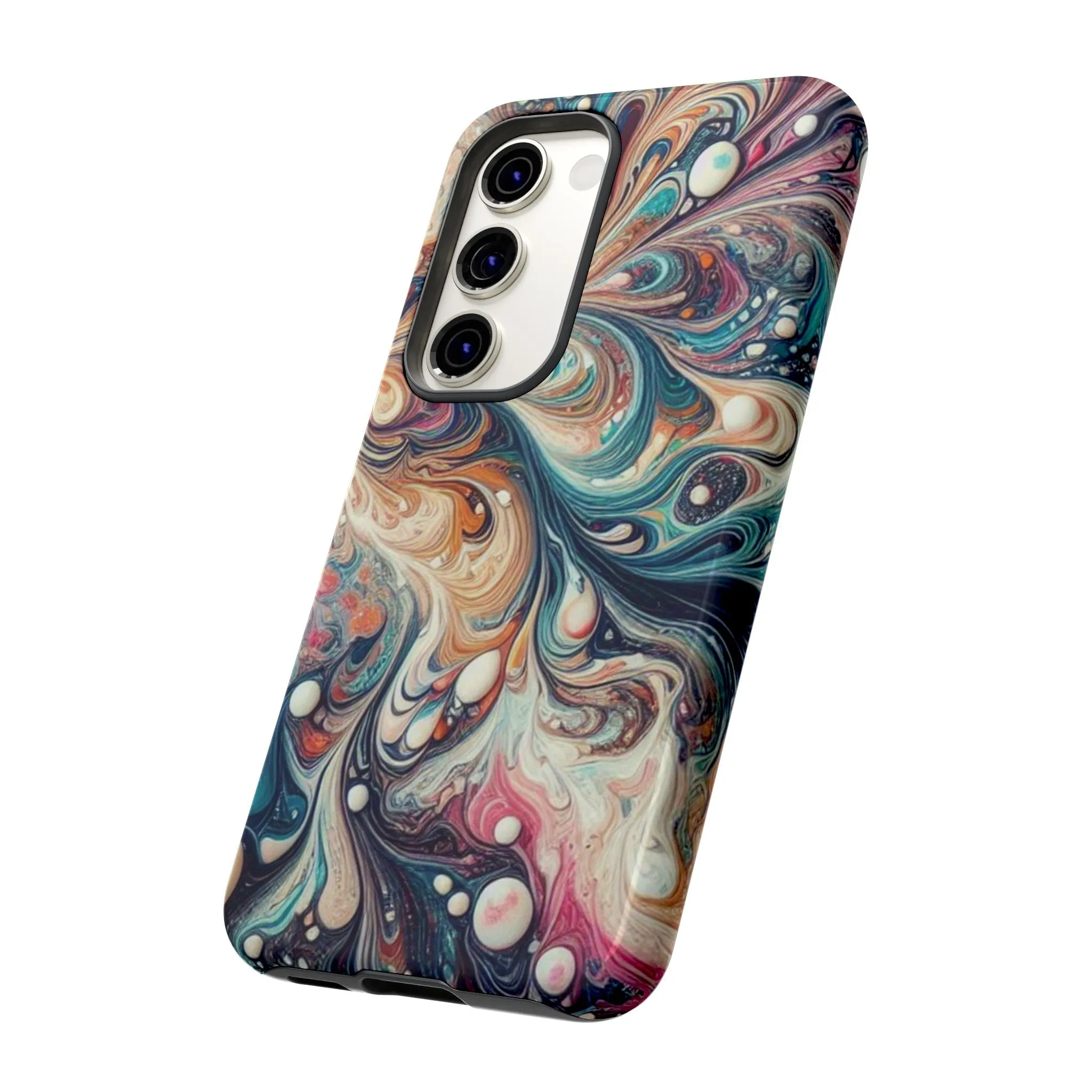 Creative marbling art Tough Cases