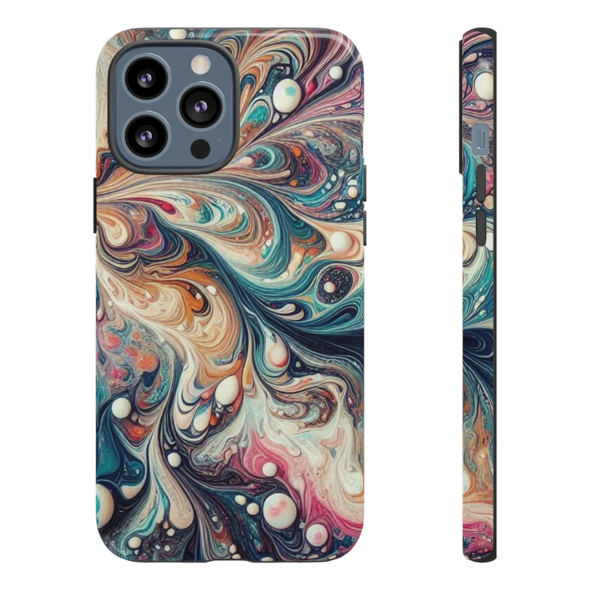 Creative marbling art Tough Cases