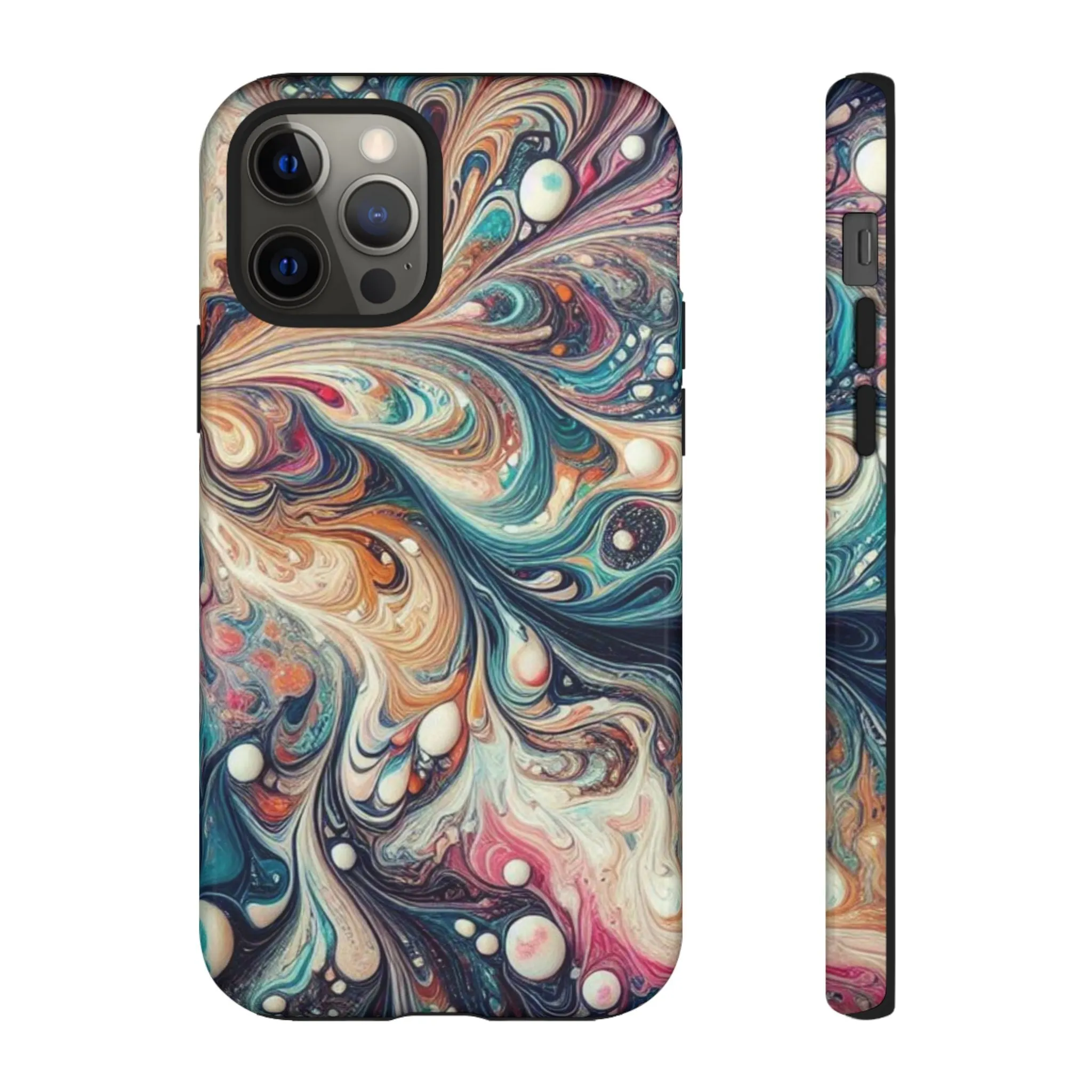 Creative marbling art Tough Cases