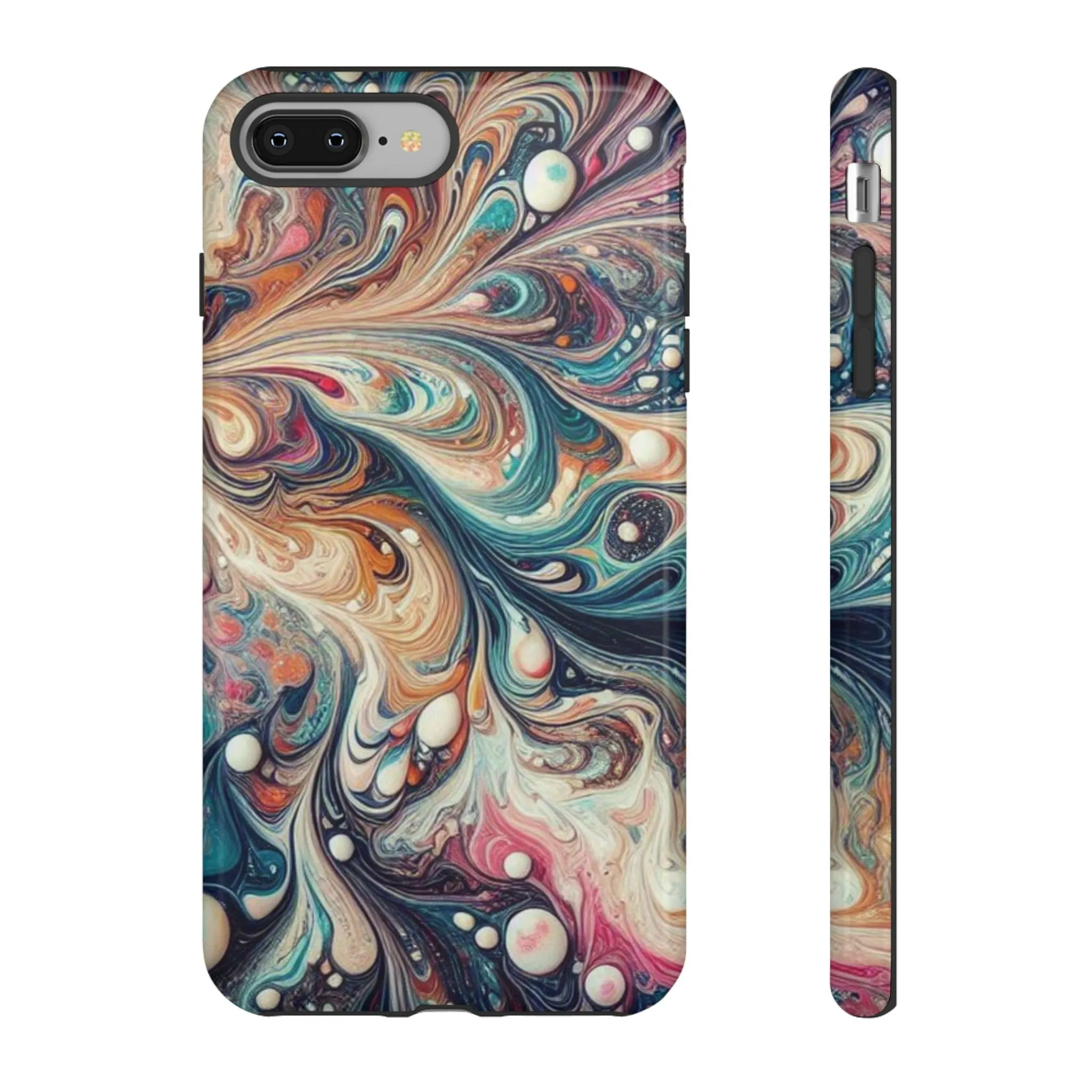 Creative marbling art Tough Cases