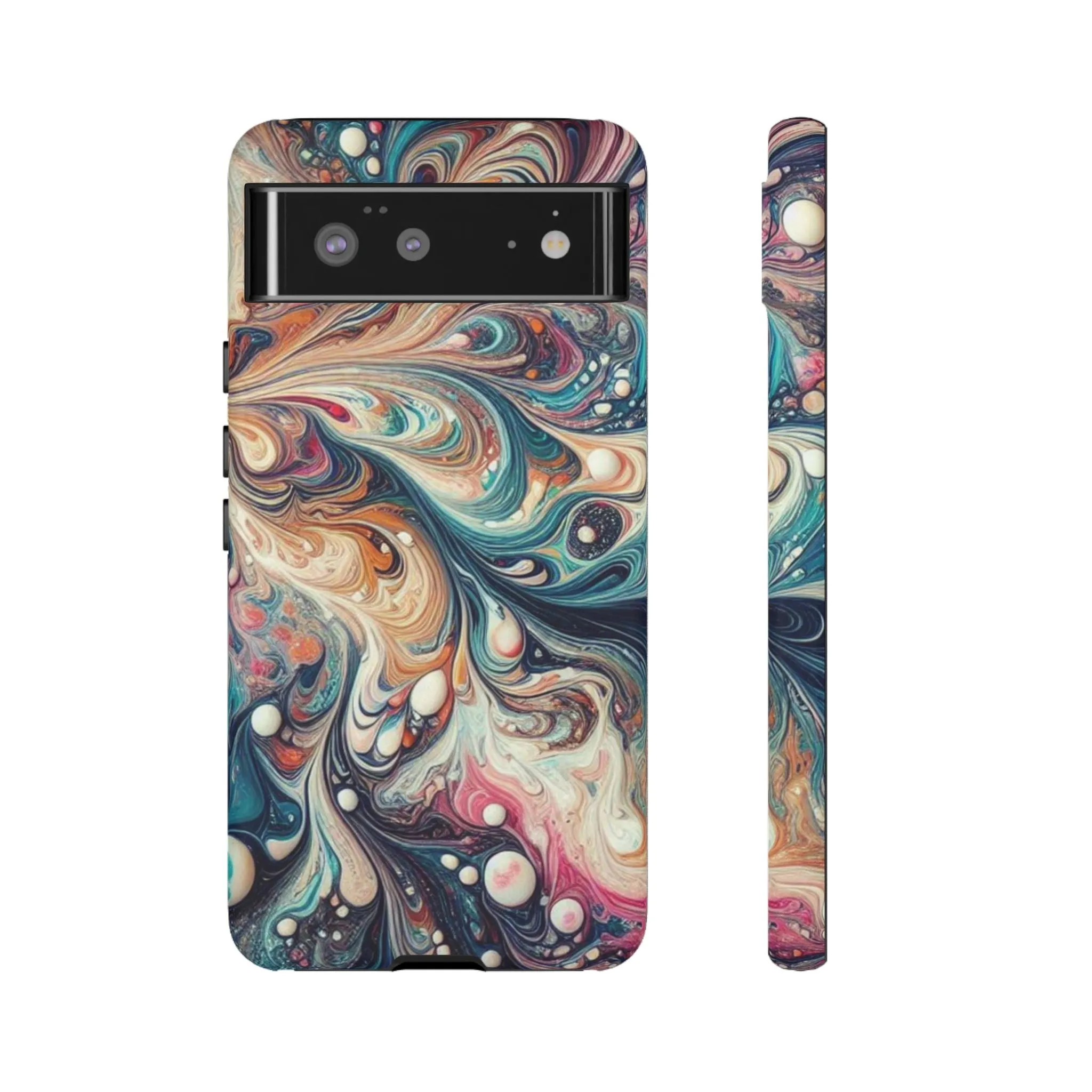 Creative marbling art Tough Cases