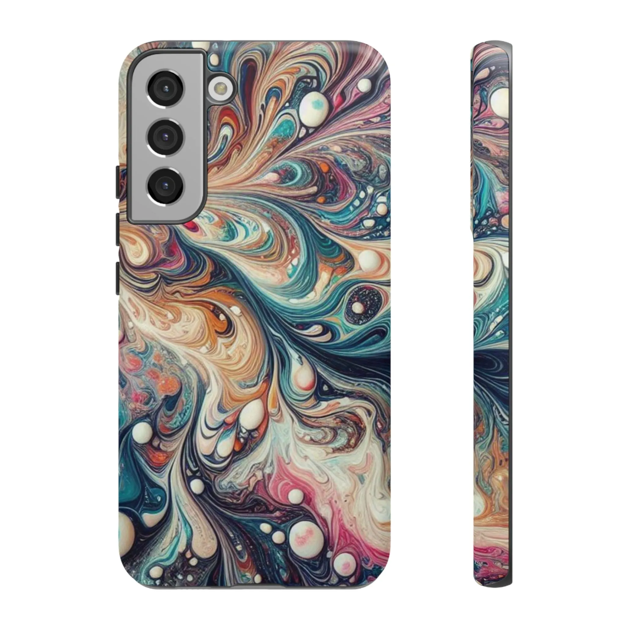 Creative marbling art Tough Cases