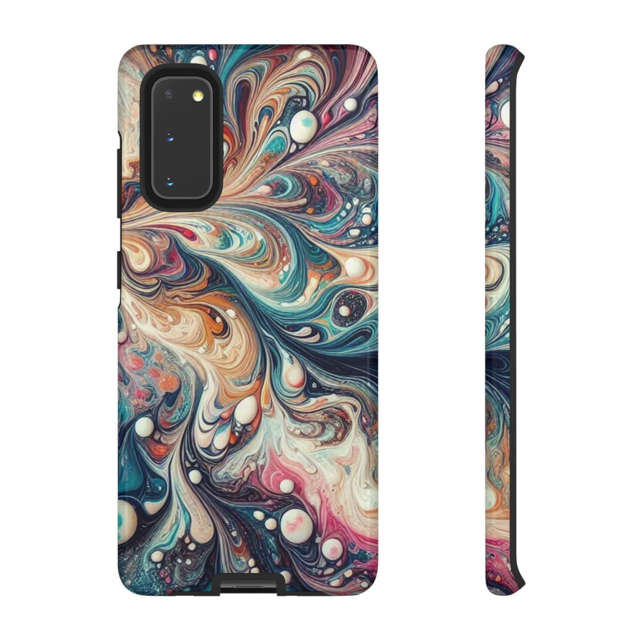 Creative marbling art Tough Cases