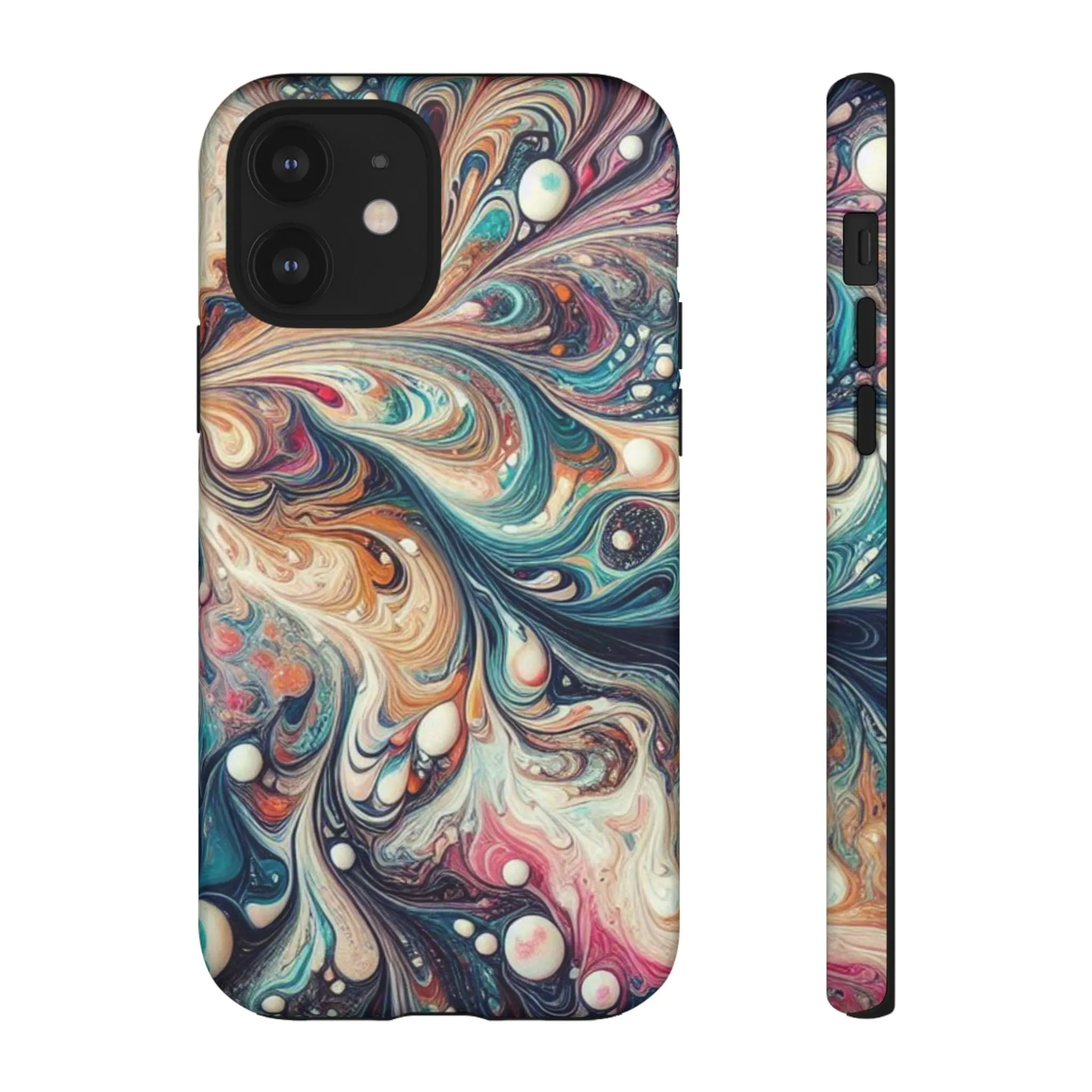 Creative marbling art Tough Cases