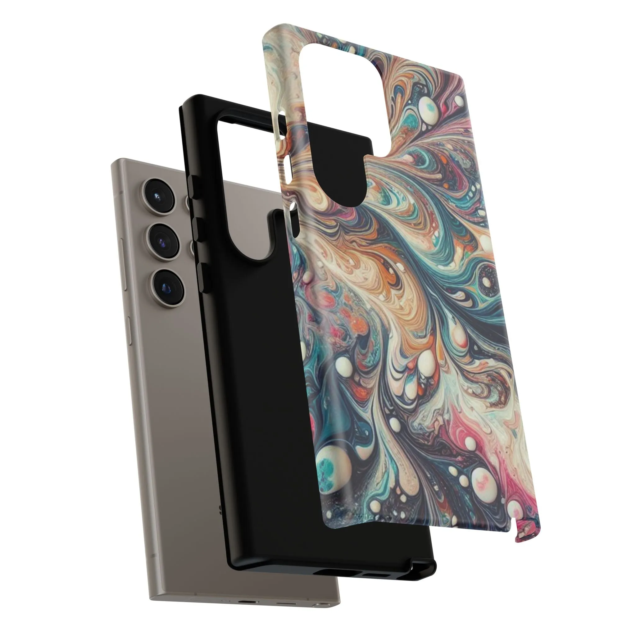 Creative marbling art Tough Cases