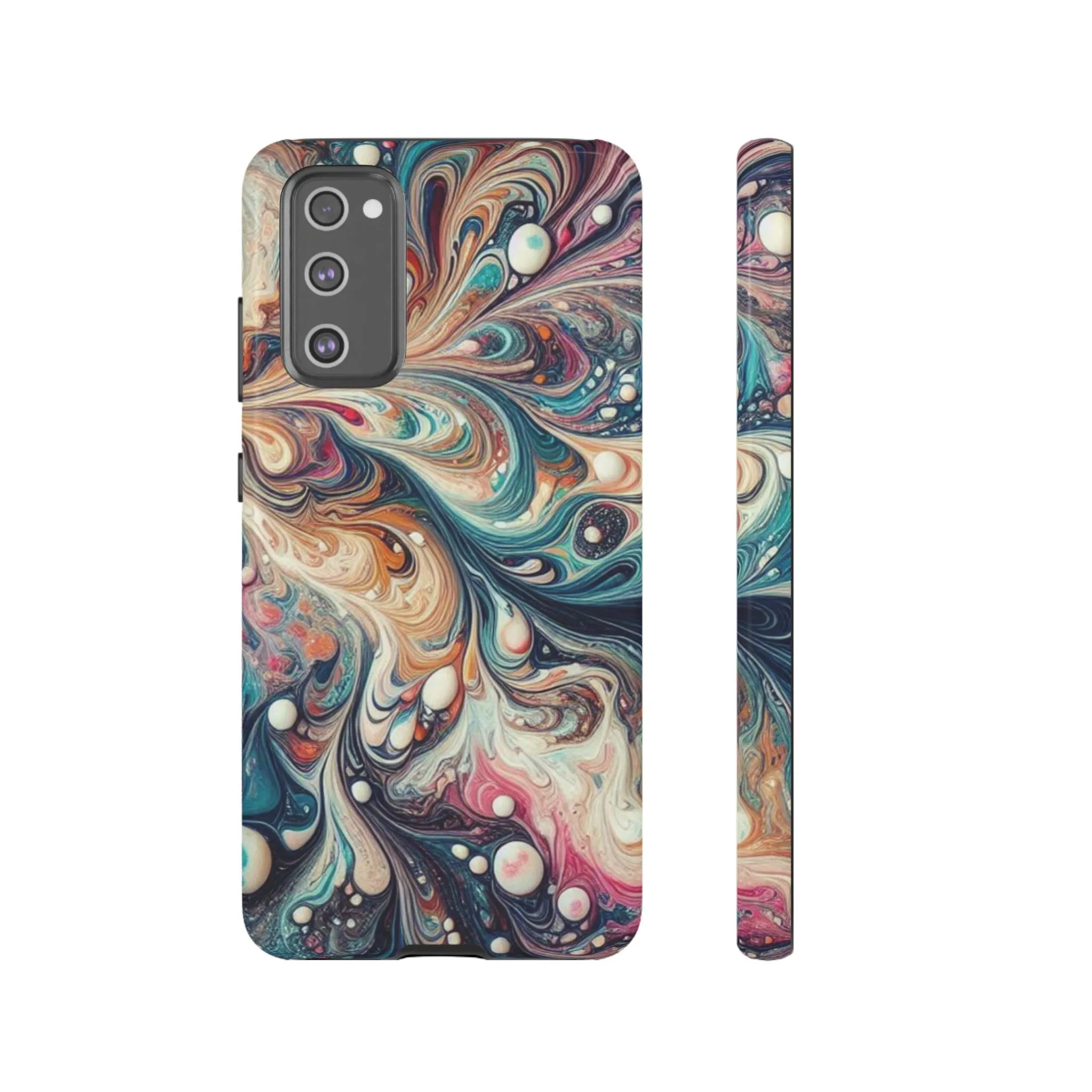 Creative marbling art Tough Cases