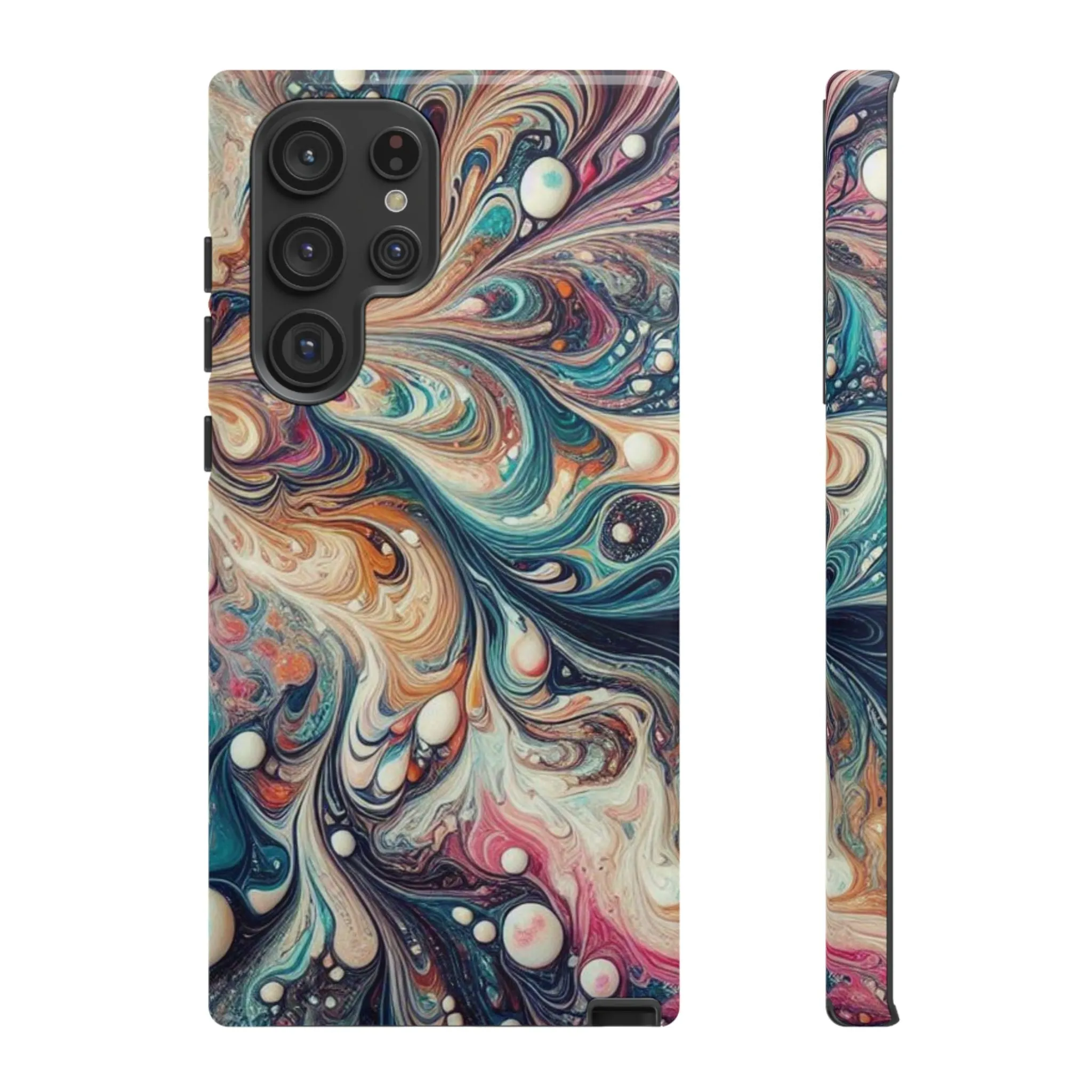 Creative marbling art Tough Cases