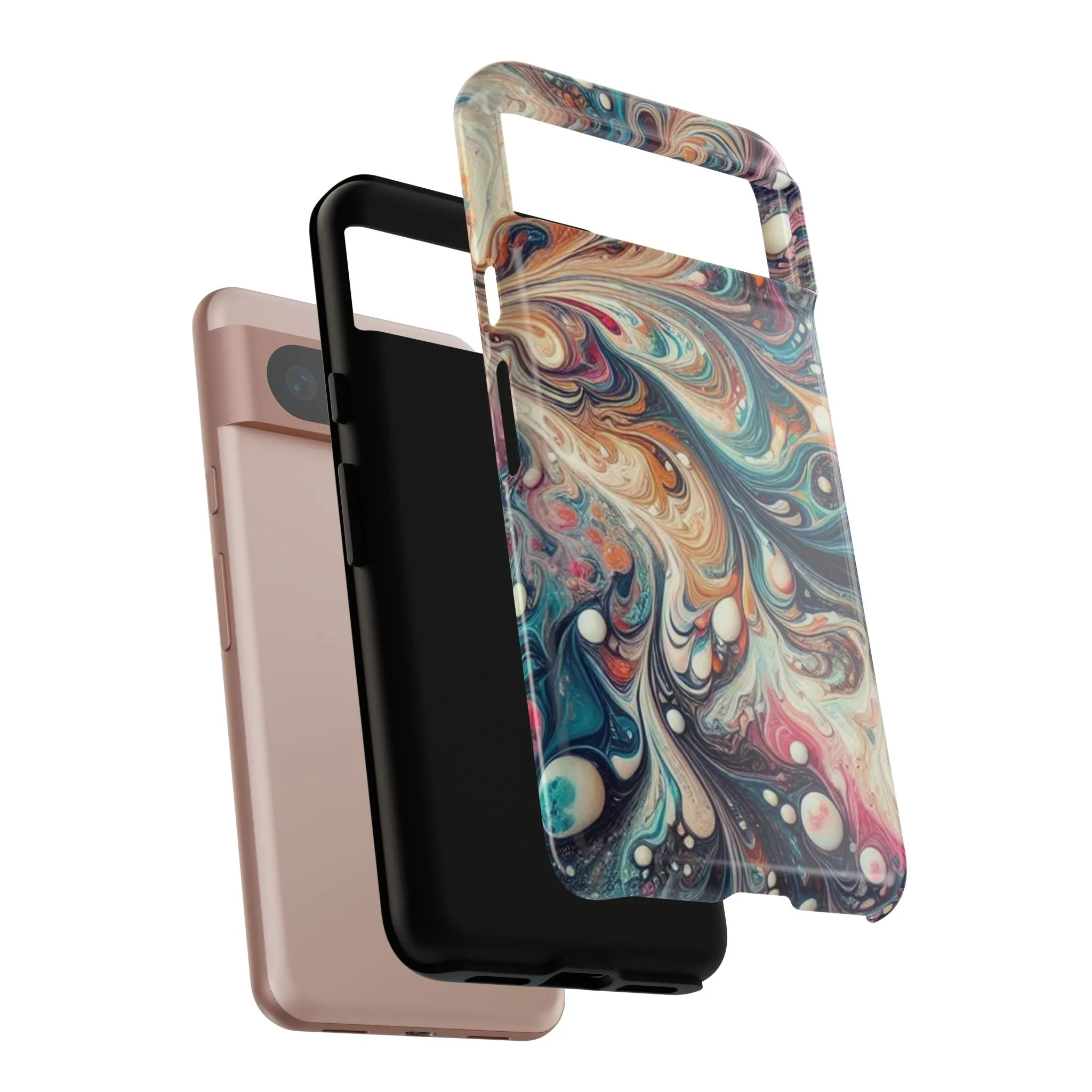 Creative marbling art Tough Cases