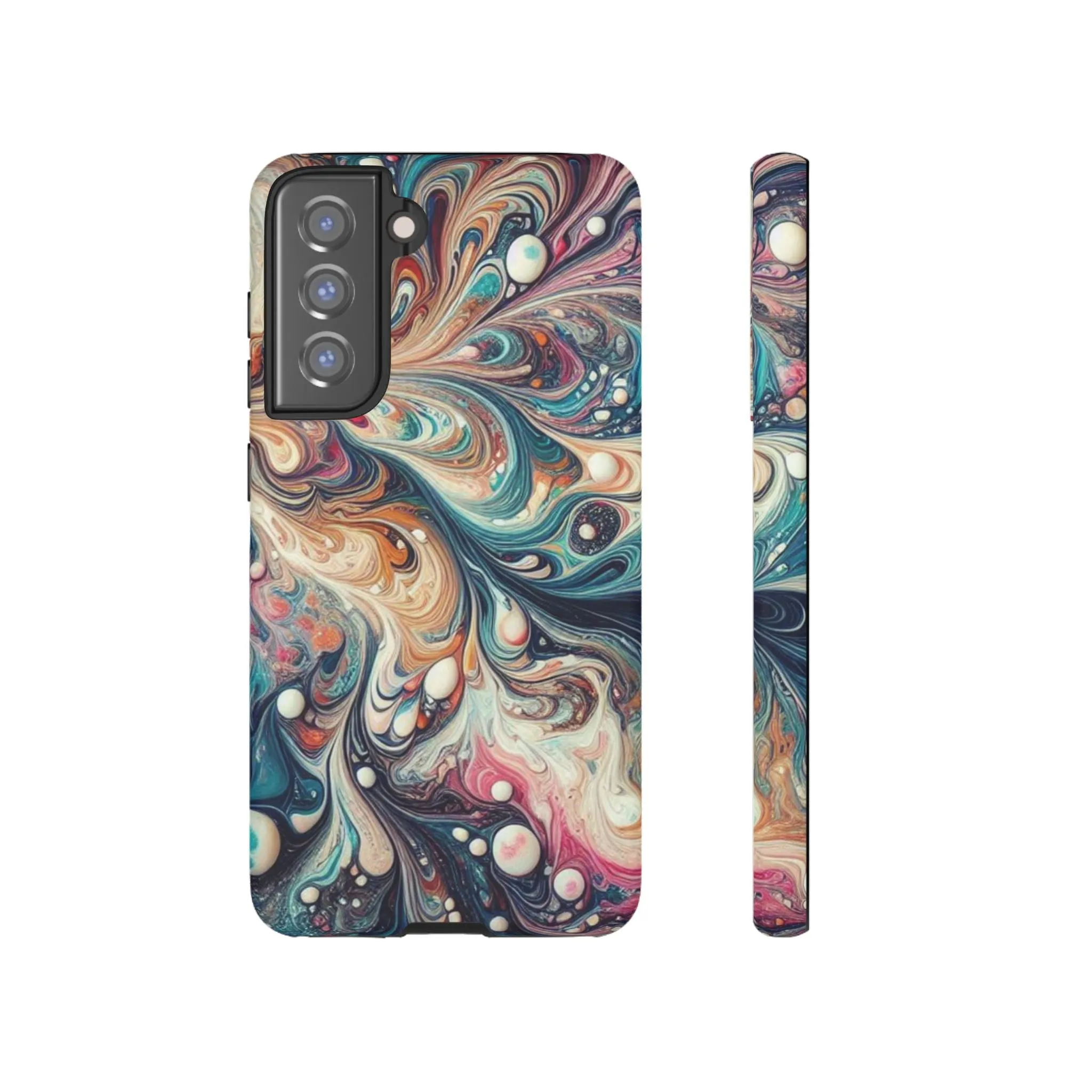 Creative marbling art Tough Cases