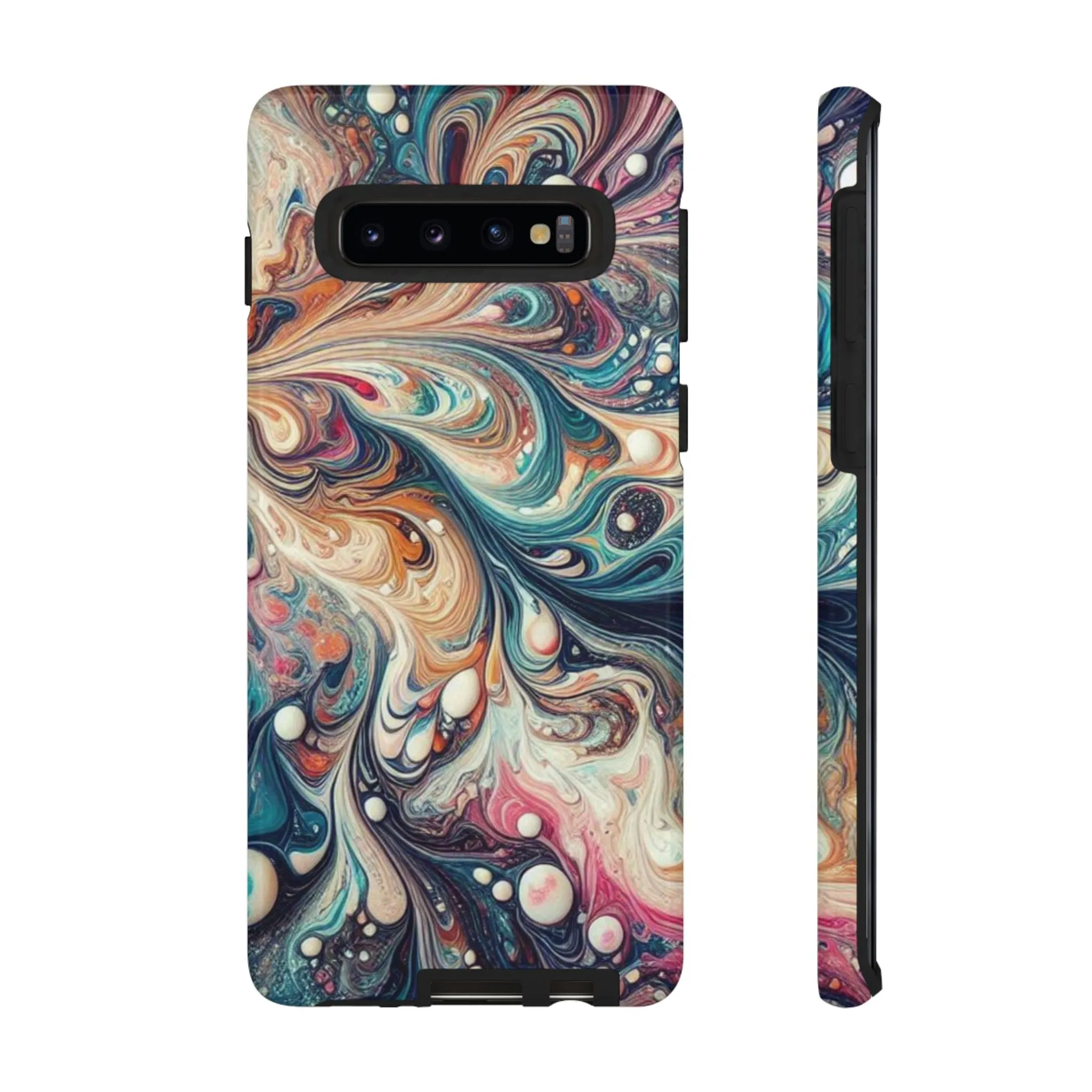 Creative marbling art Tough Cases