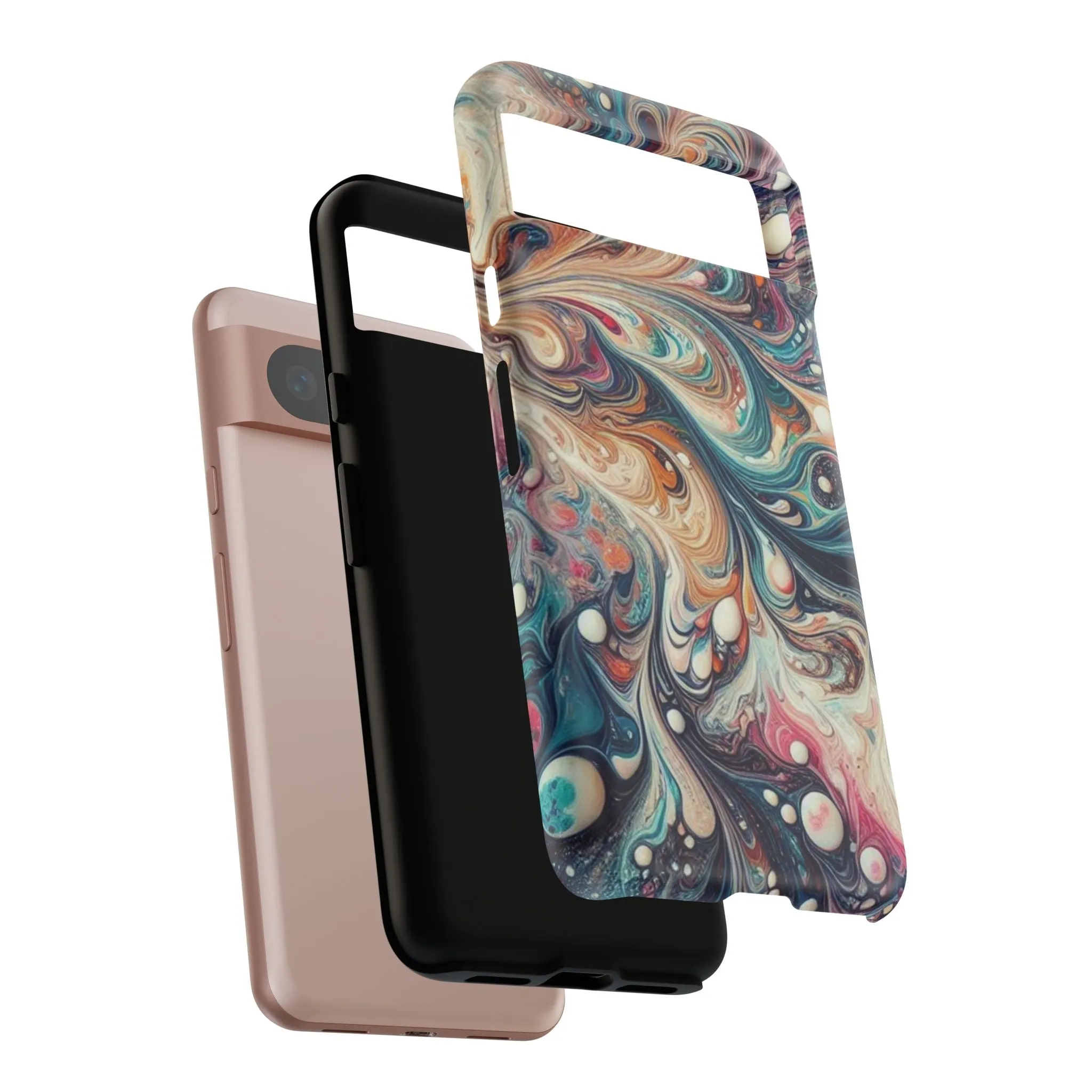 Creative marbling art Tough Cases