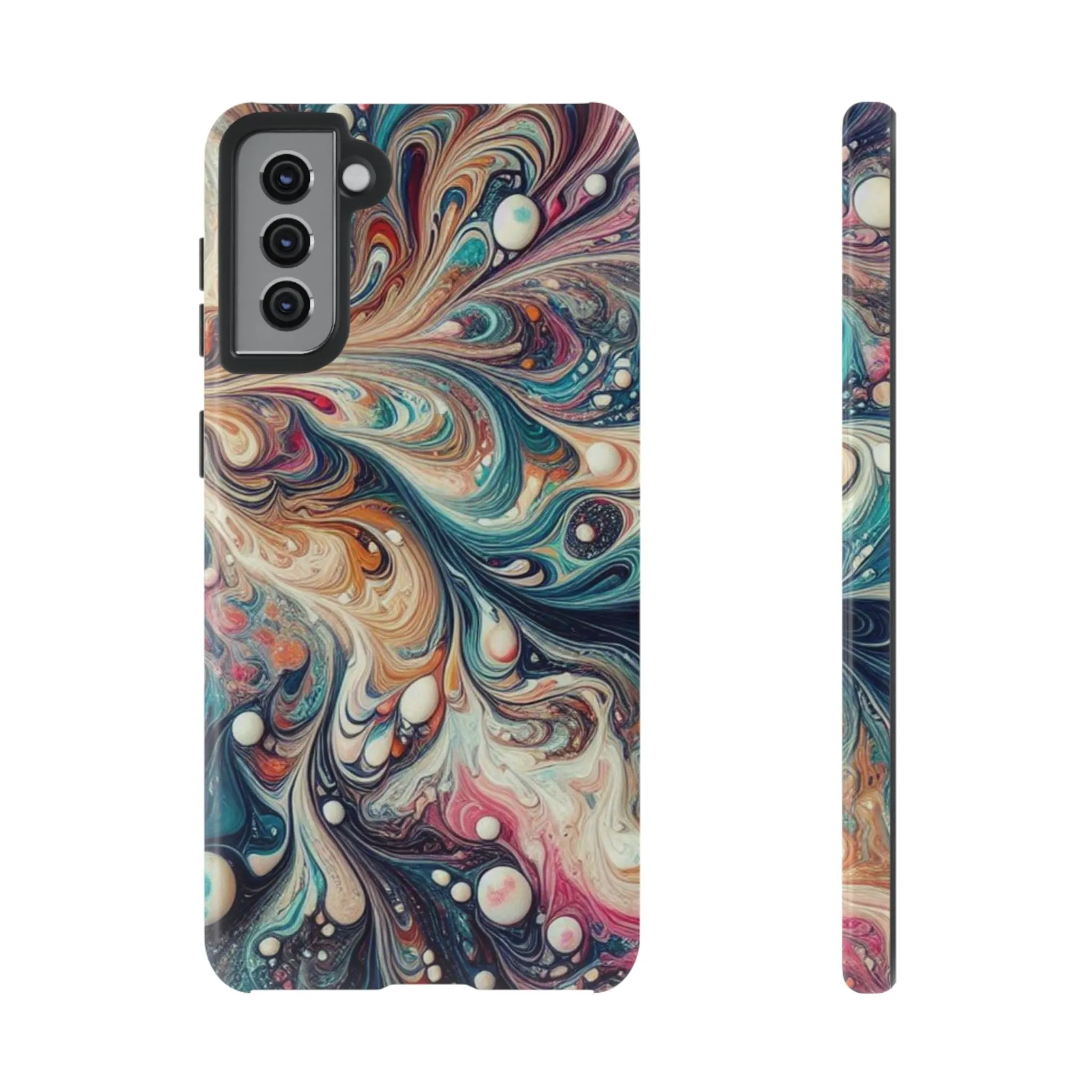 Creative marbling art Tough Cases