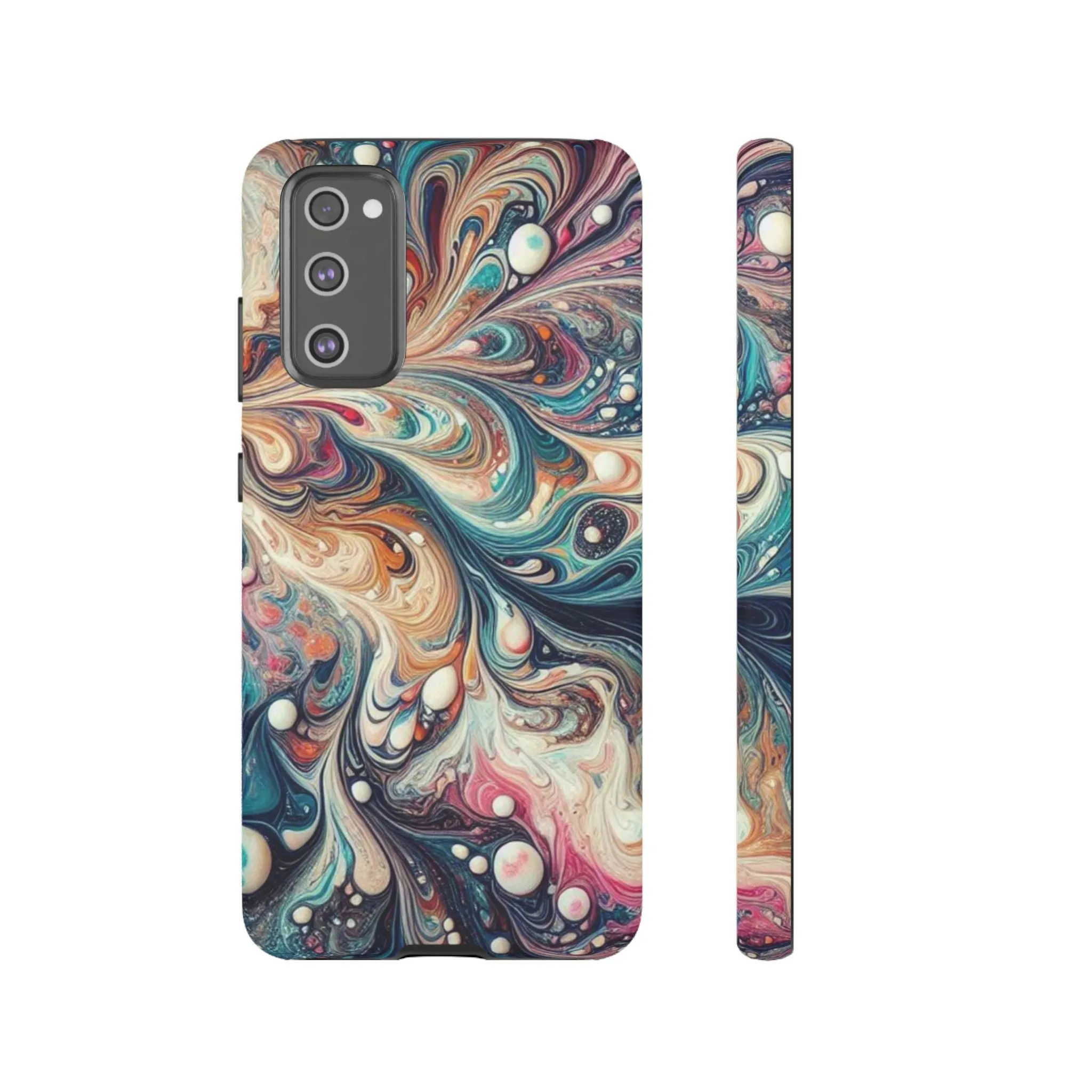 Creative marbling art Tough Cases