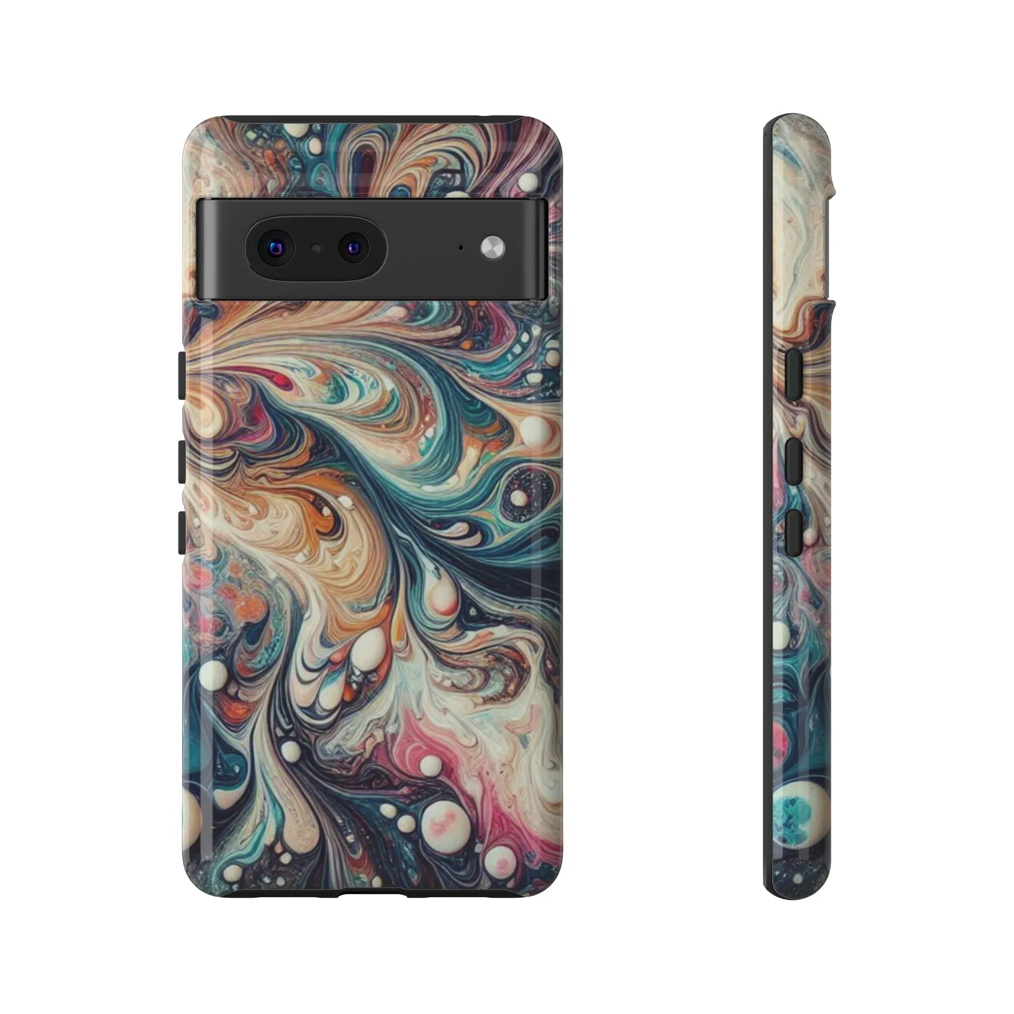 Creative marbling art Tough Cases