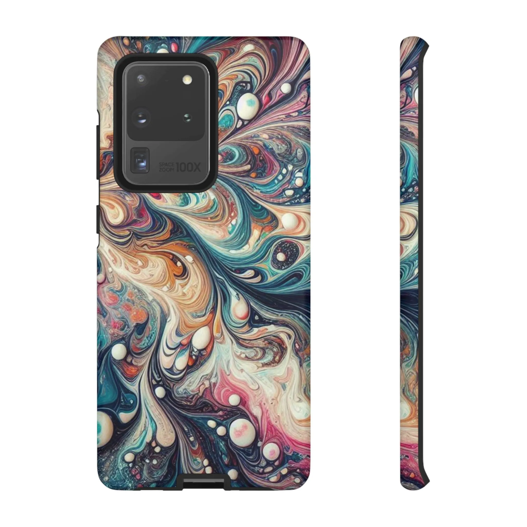 Creative marbling art Tough Cases