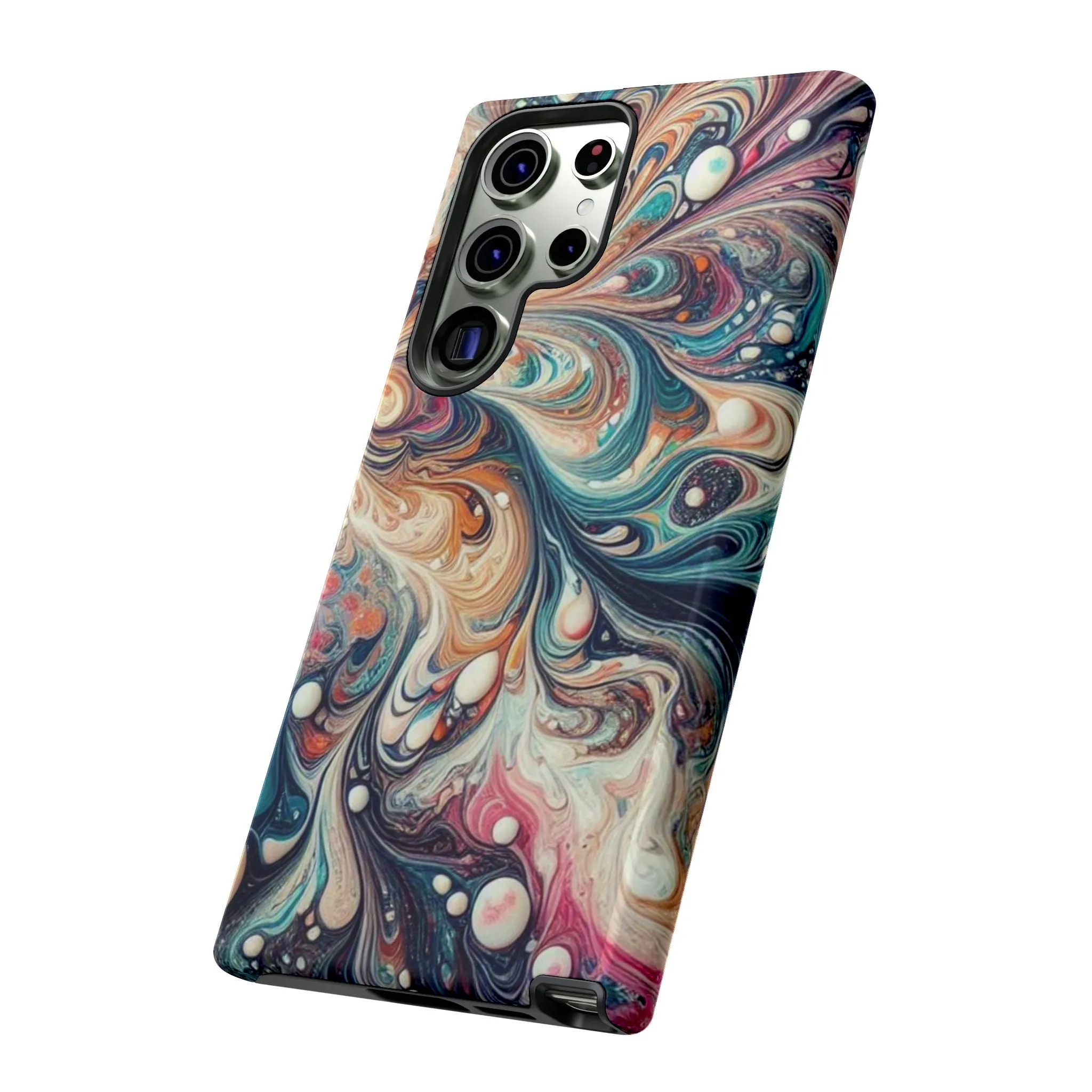 Creative marbling art Tough Cases