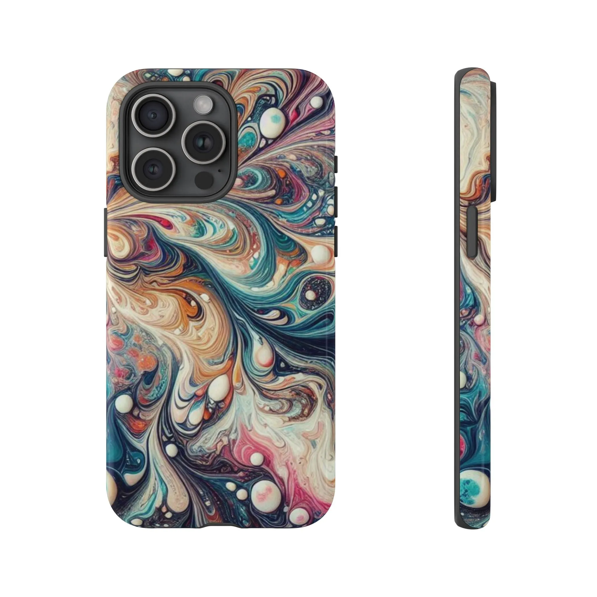 Creative marbling art Tough Cases