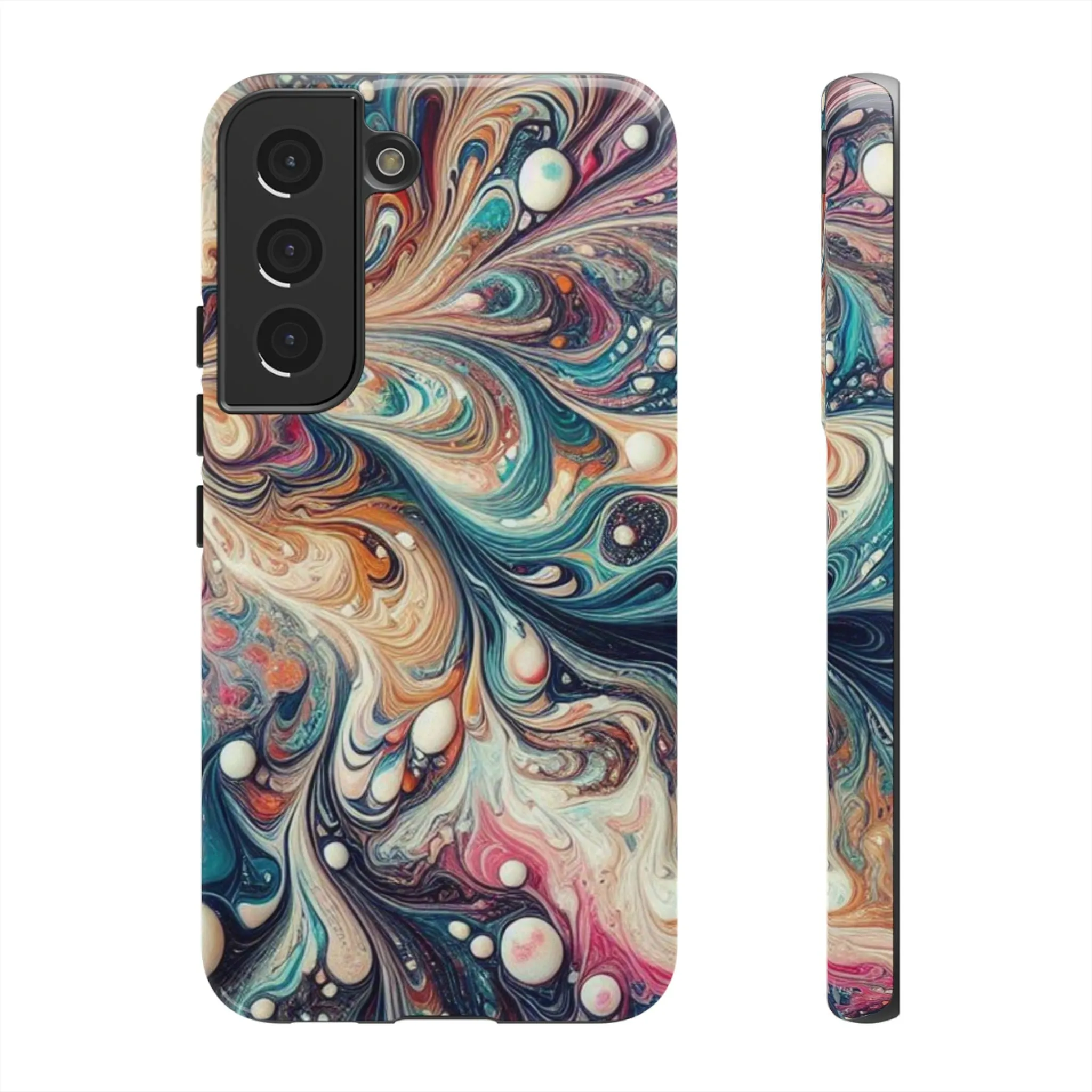 Creative marbling art Tough Cases