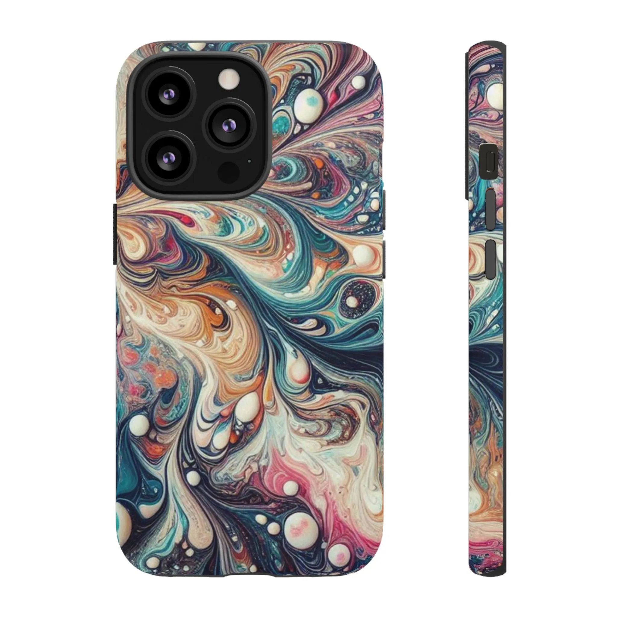 Creative marbling art Tough Cases