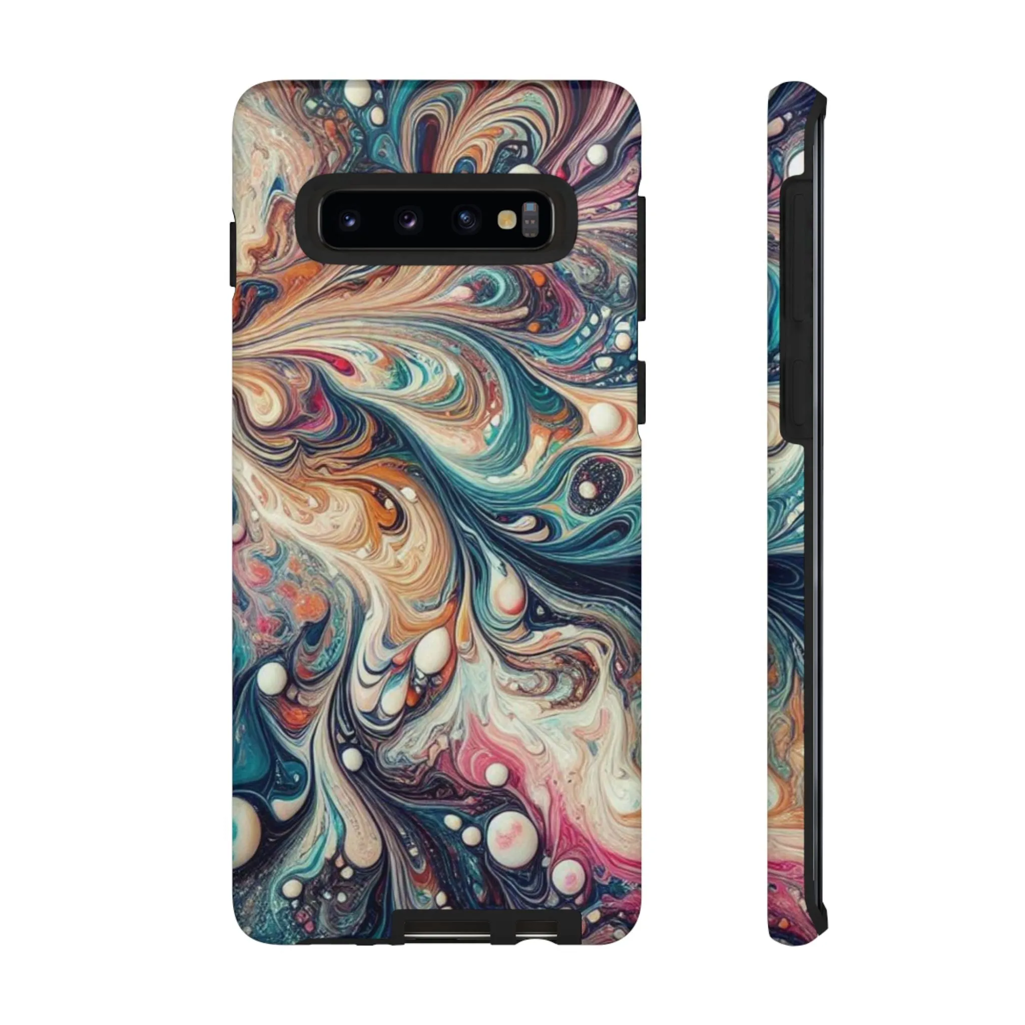 Creative marbling art Tough Cases