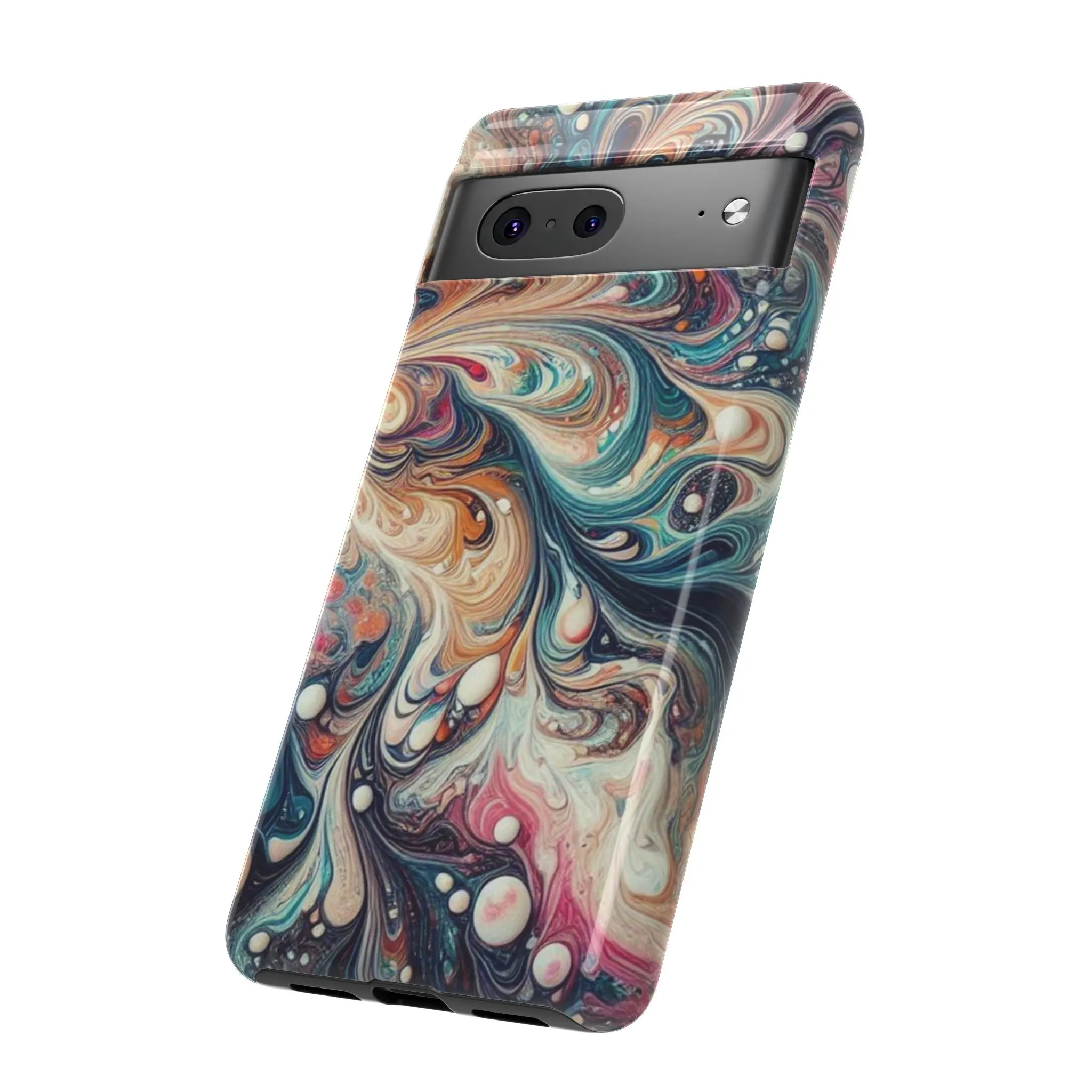 Creative marbling art Tough Cases