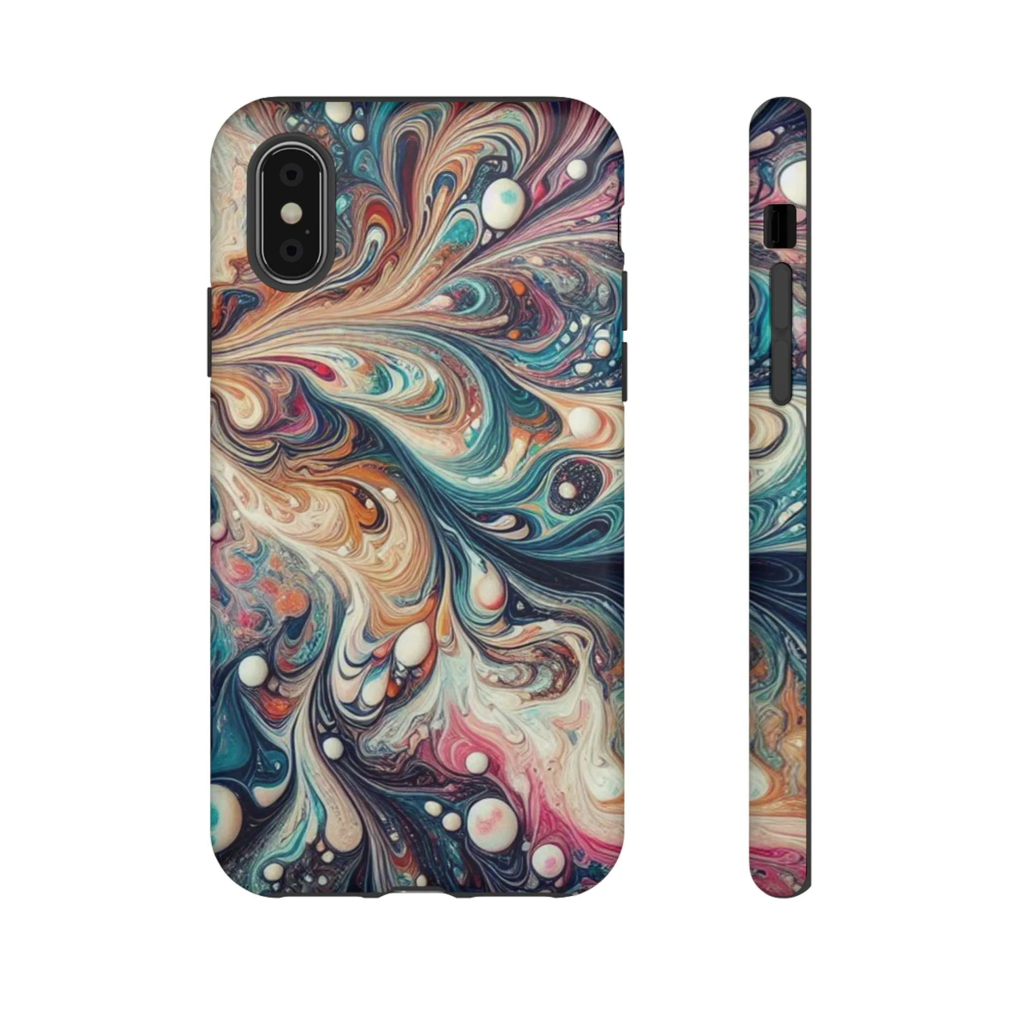 Creative marbling art Tough Cases