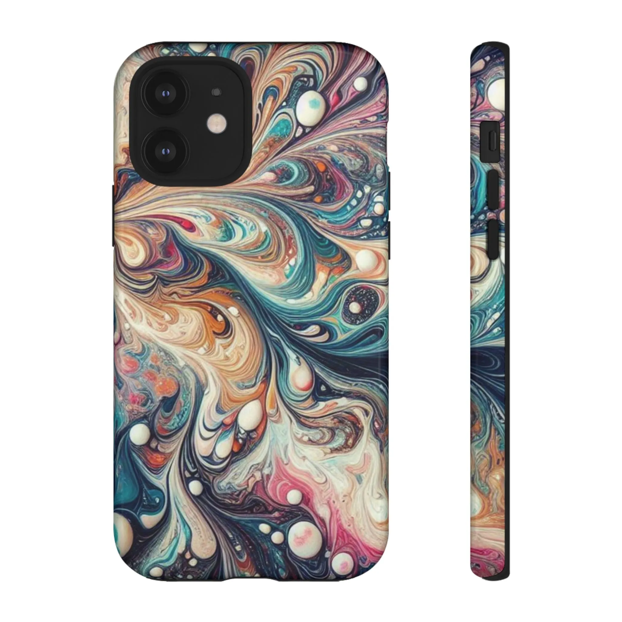 Creative marbling art Tough Cases