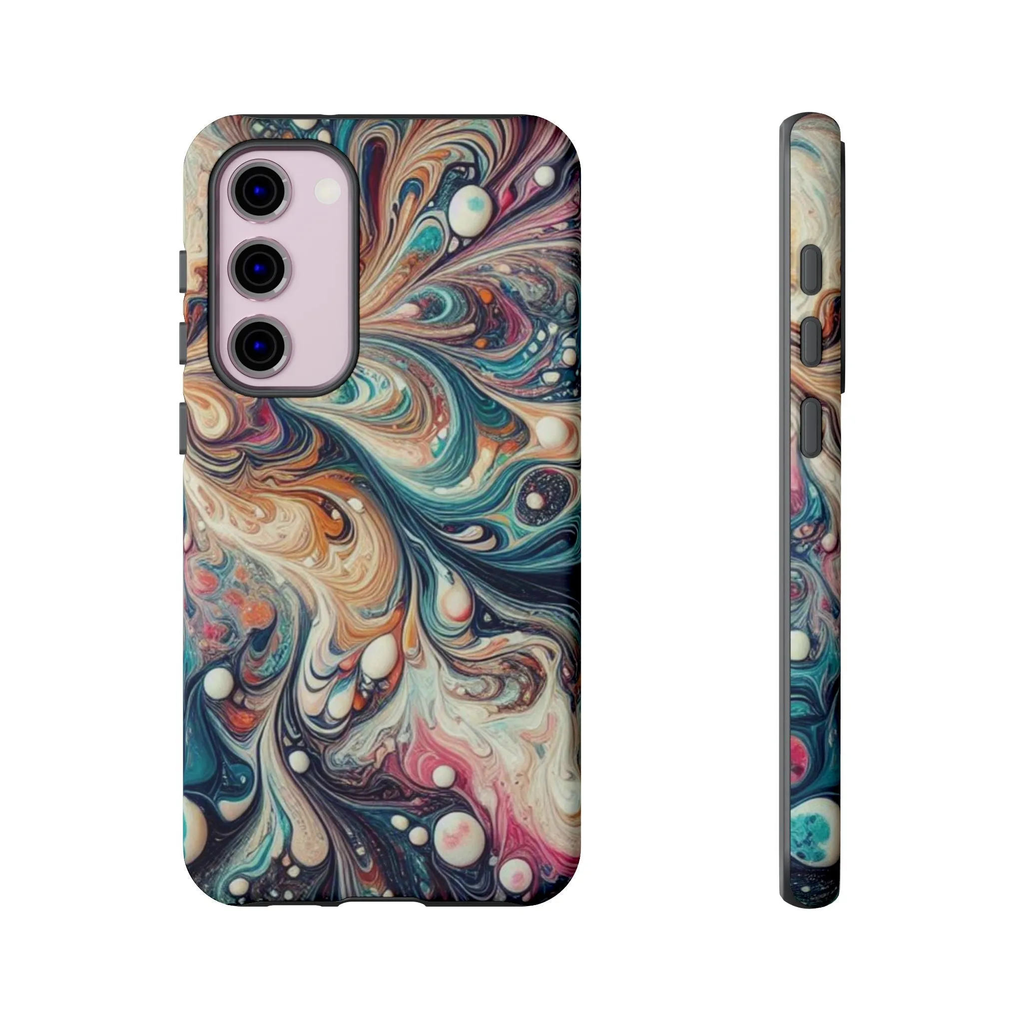 Creative marbling art Tough Cases