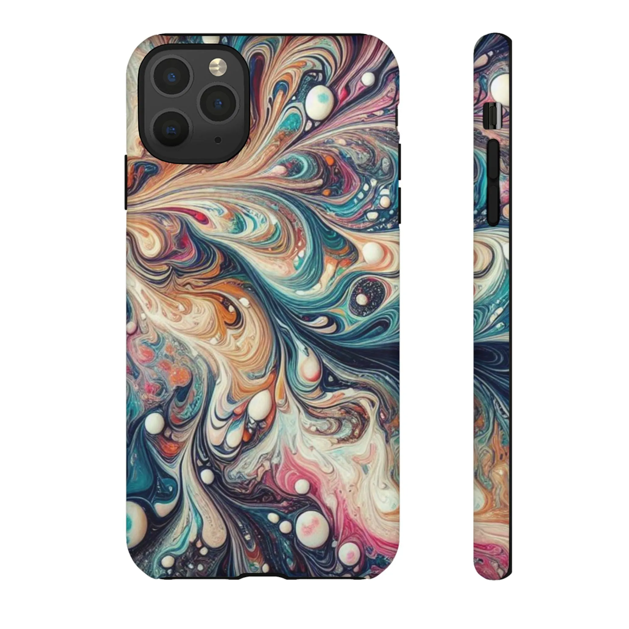 Creative marbling art Tough Cases