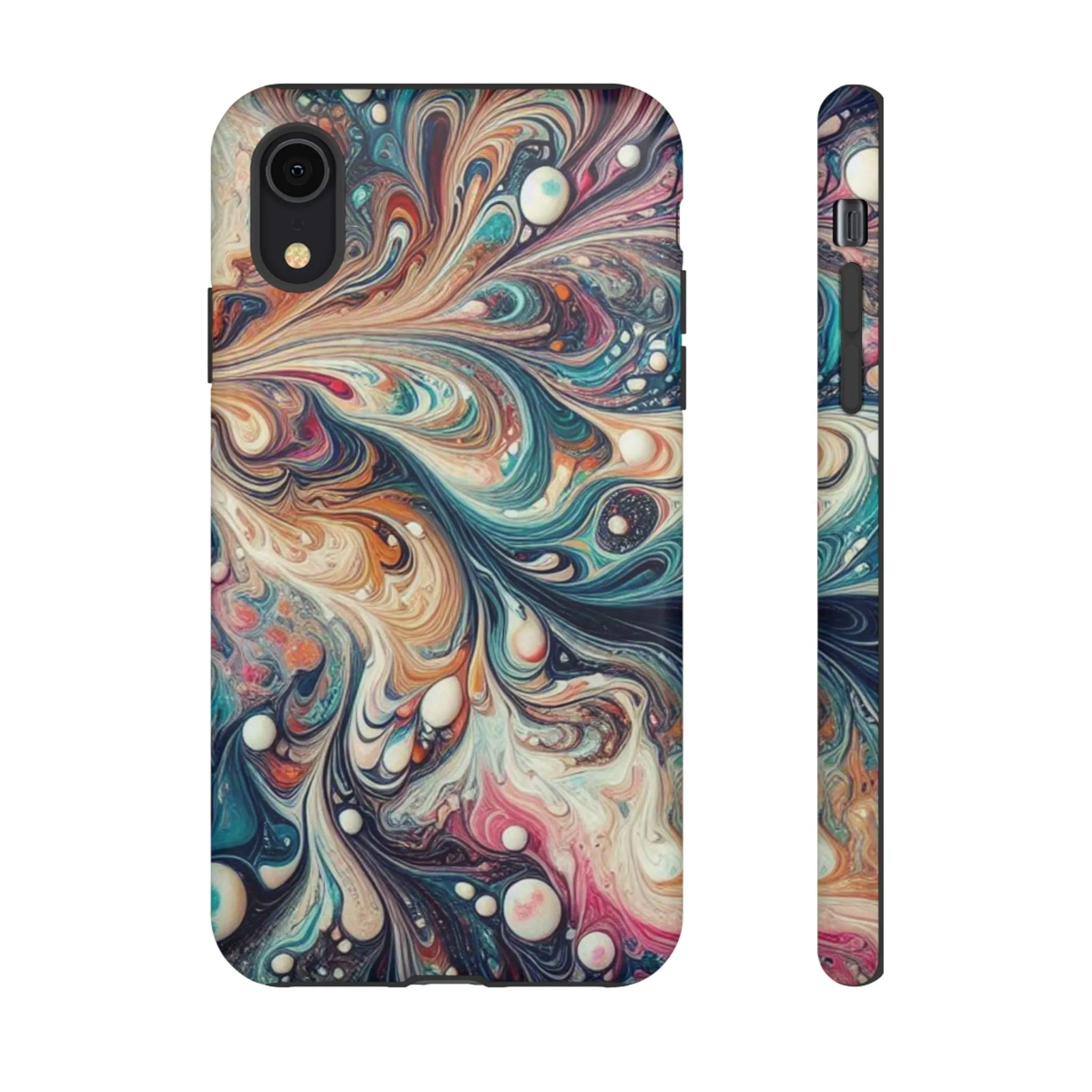 Creative marbling art Tough Cases