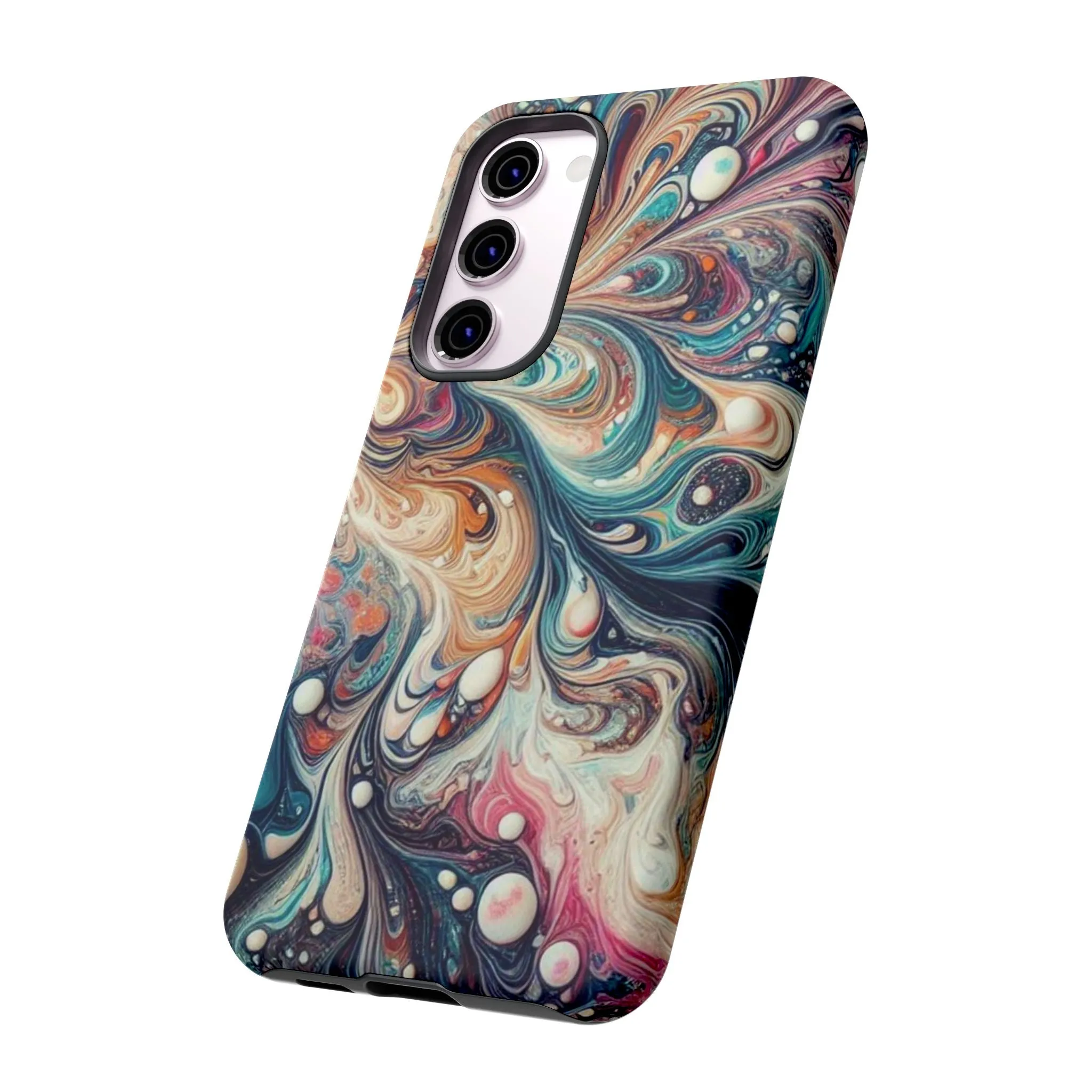 Creative marbling art Tough Cases