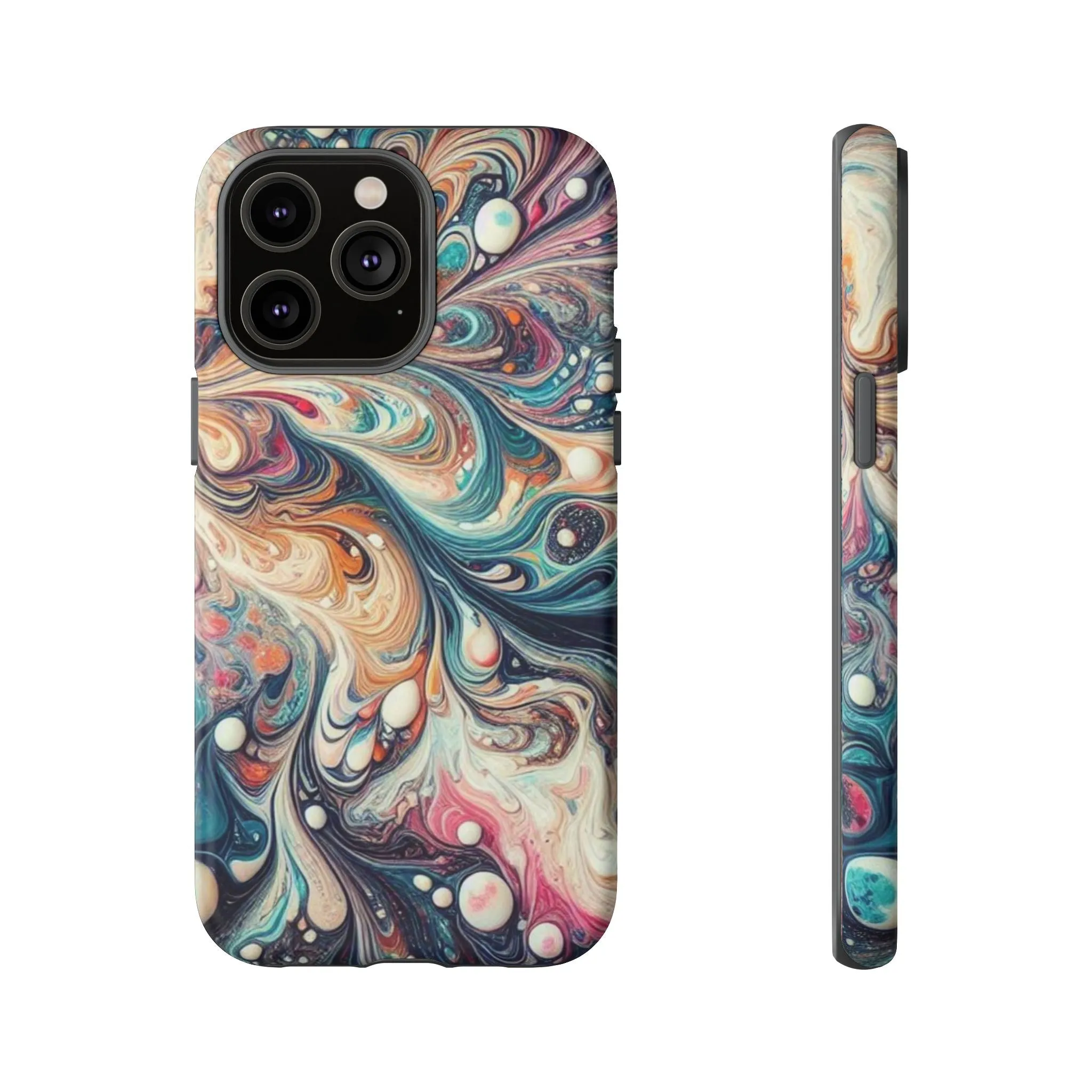 Creative marbling art Tough Cases