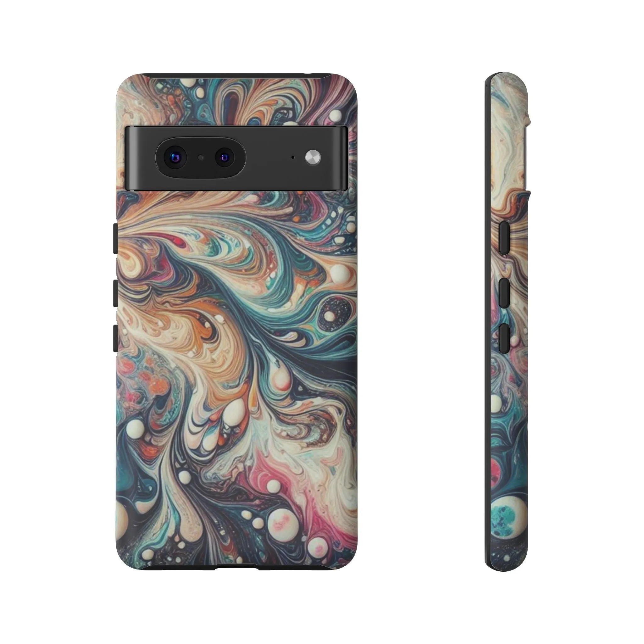 Creative marbling art Tough Cases