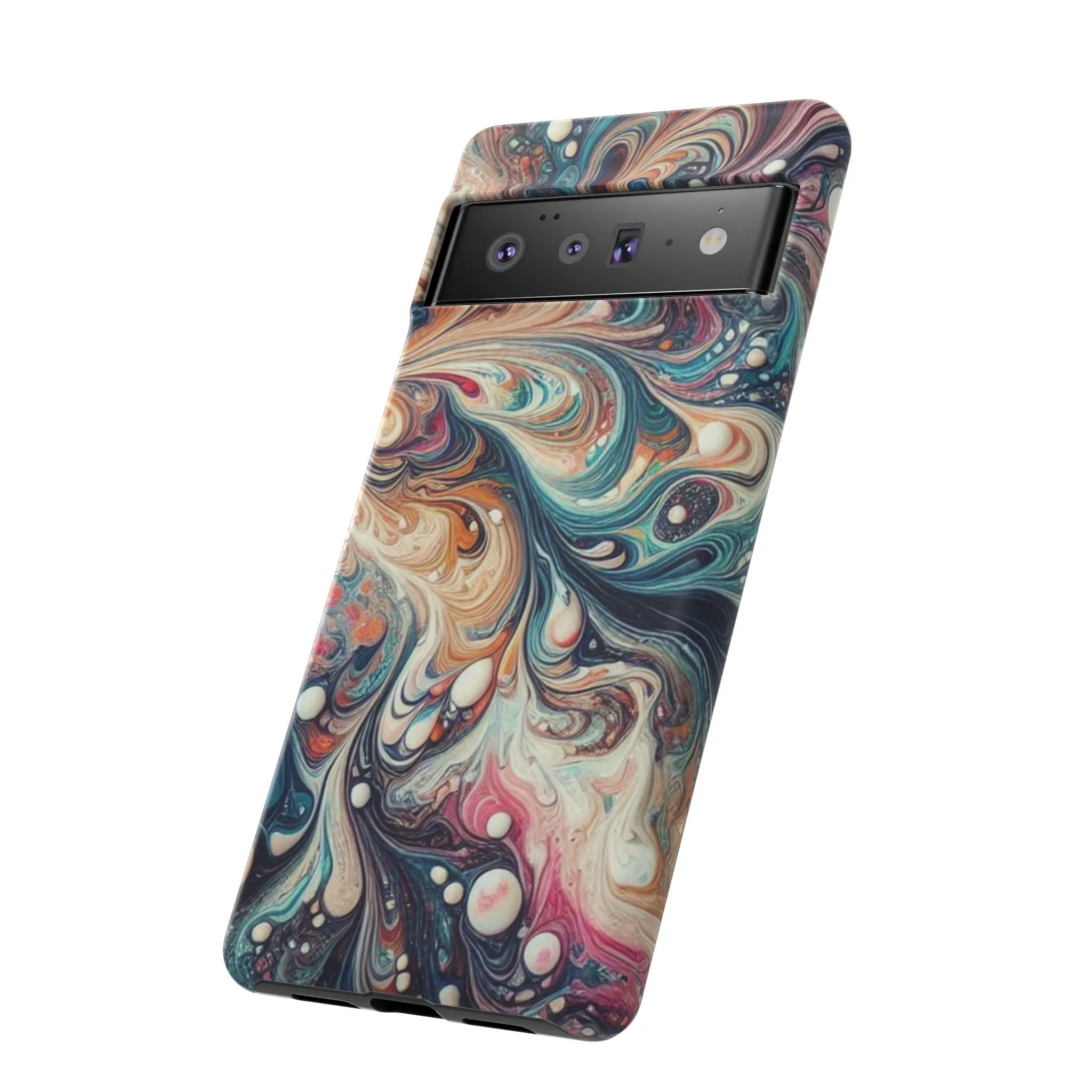 Creative marbling art Tough Cases